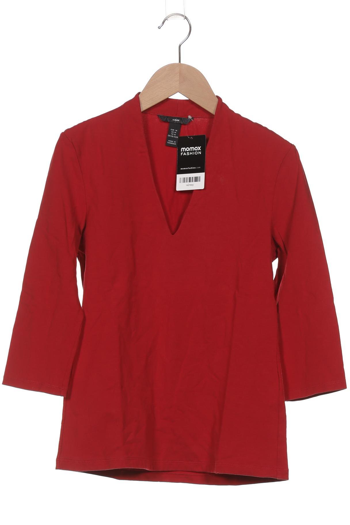 

H&M Damen T-Shirt, rot, Gr. 38