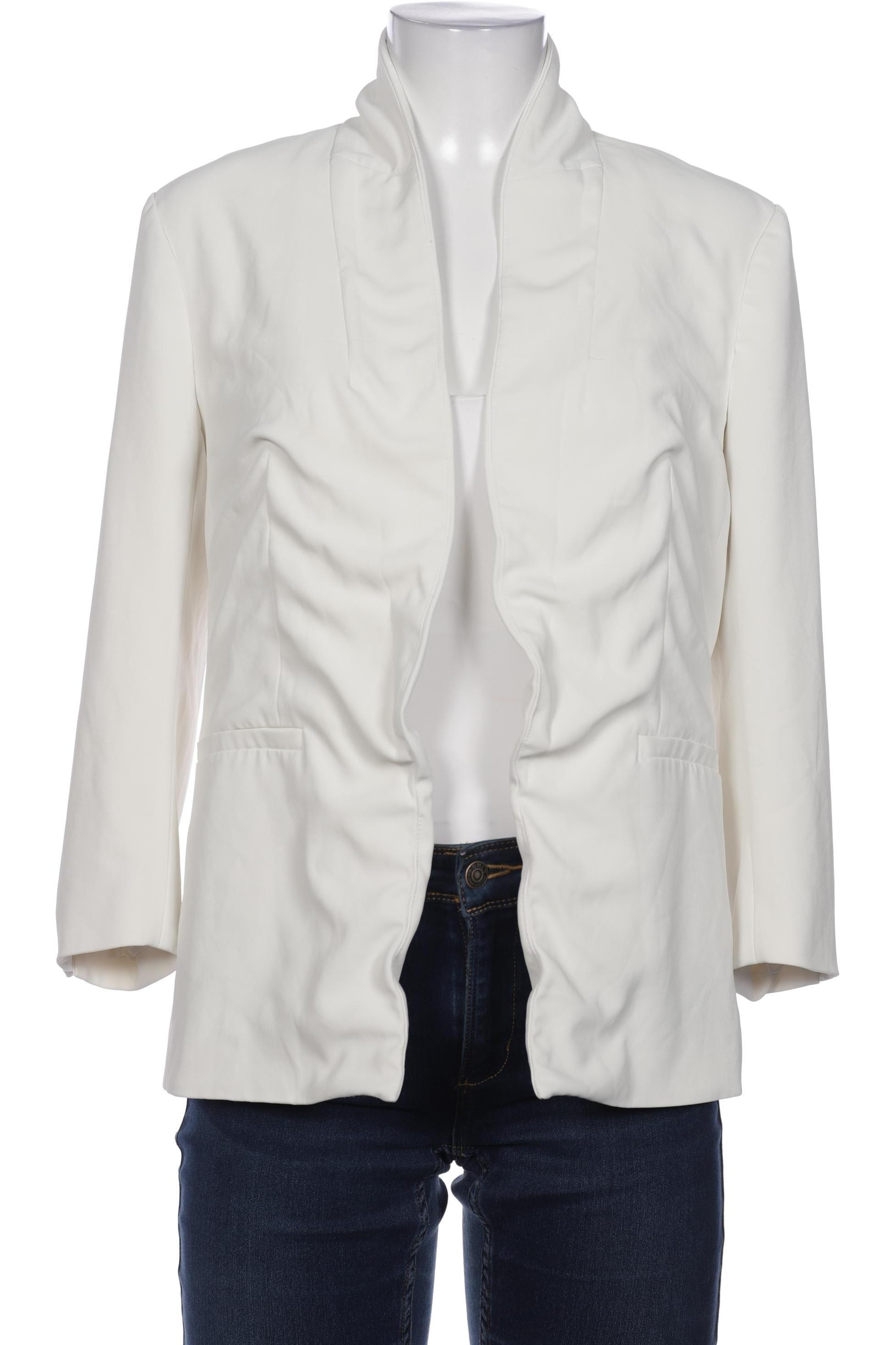 

H&M Damen Blazer, weiß, Gr. 40