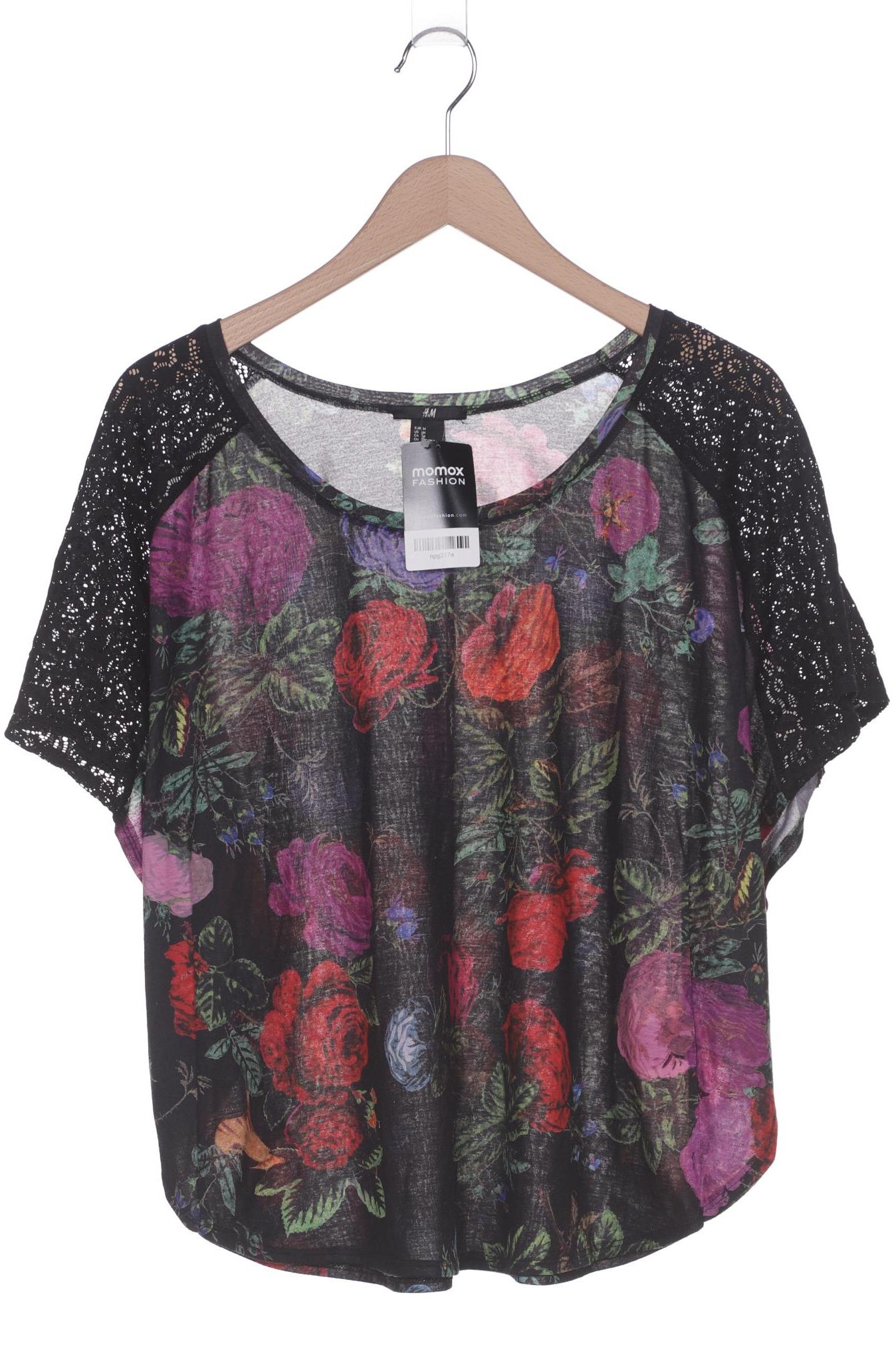 

H&M Damen T-Shirt, schwarz, Gr. 38