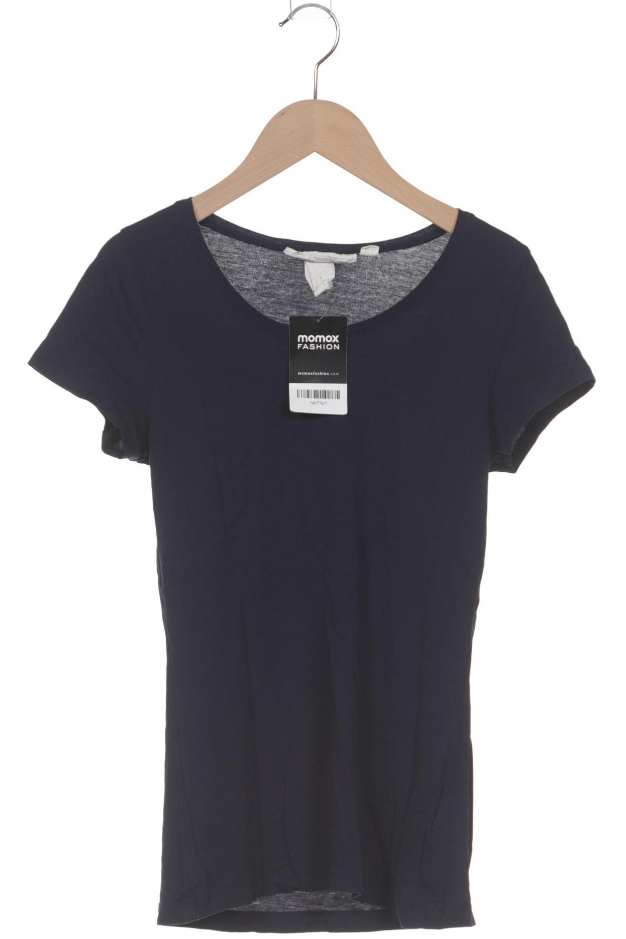 

H&M Damen T-Shirt, marineblau, Gr. 36