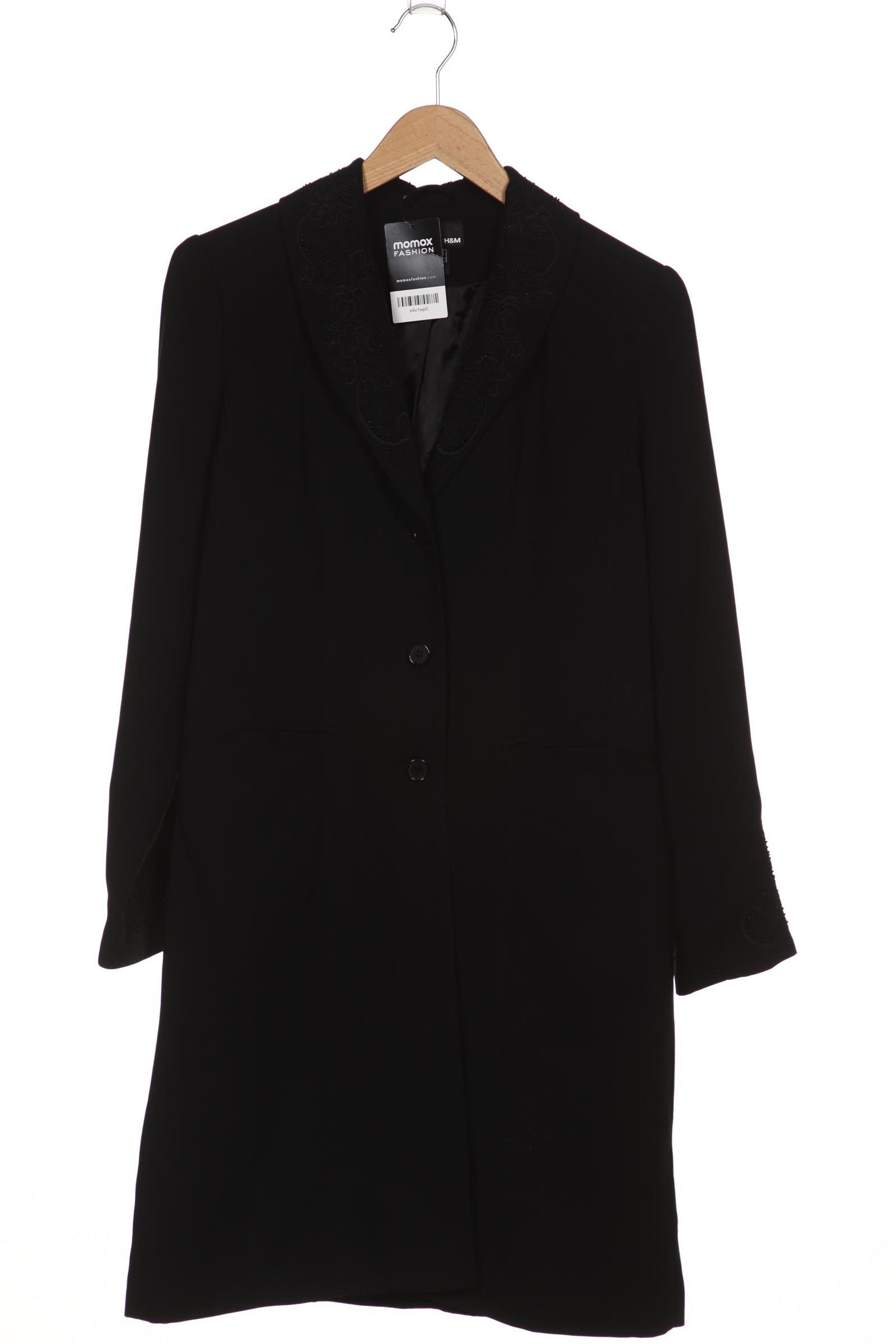 

H&M Damen Mantel, schwarz, Gr. 38