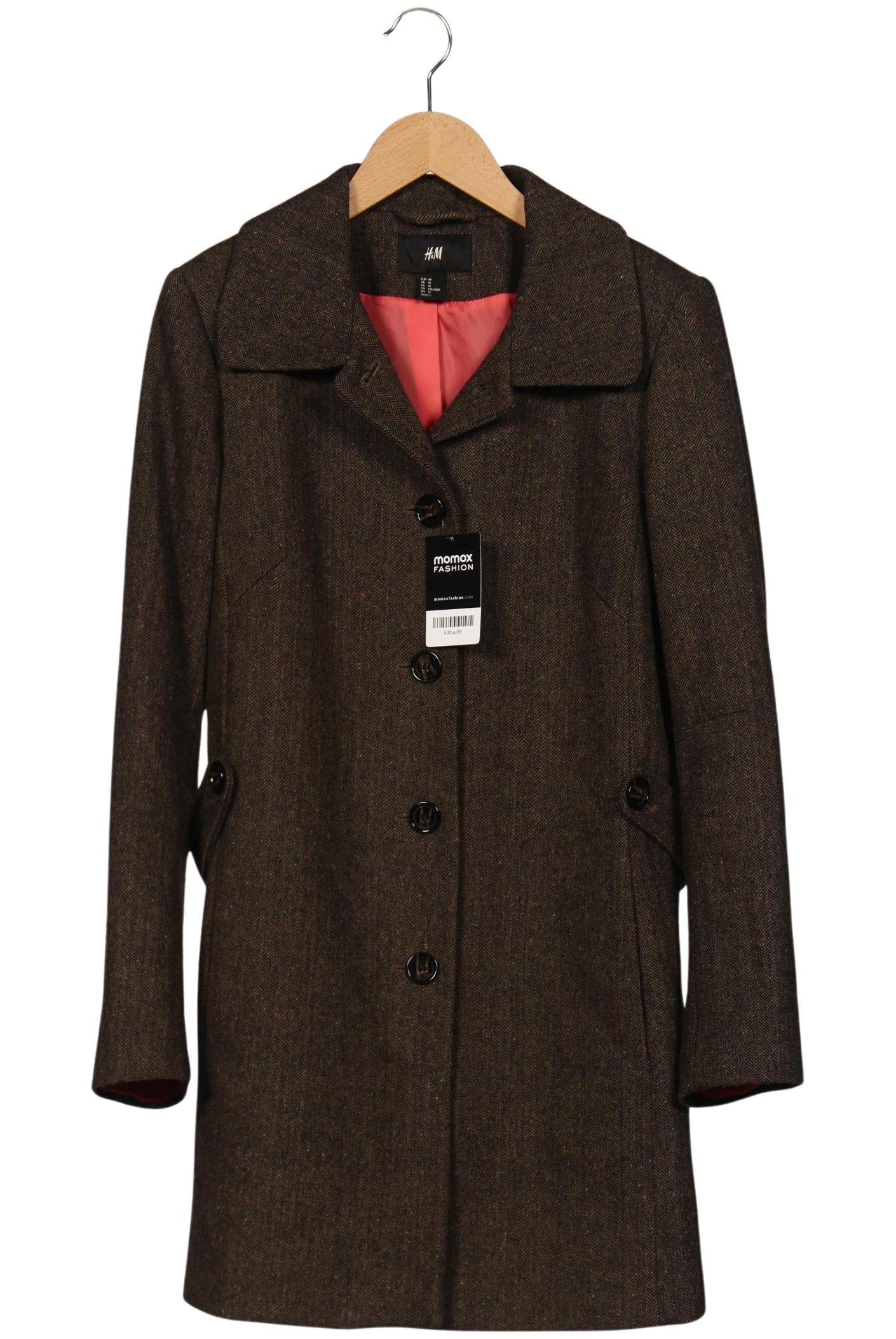 

H&M Damen Mantel, braun, Gr. 44