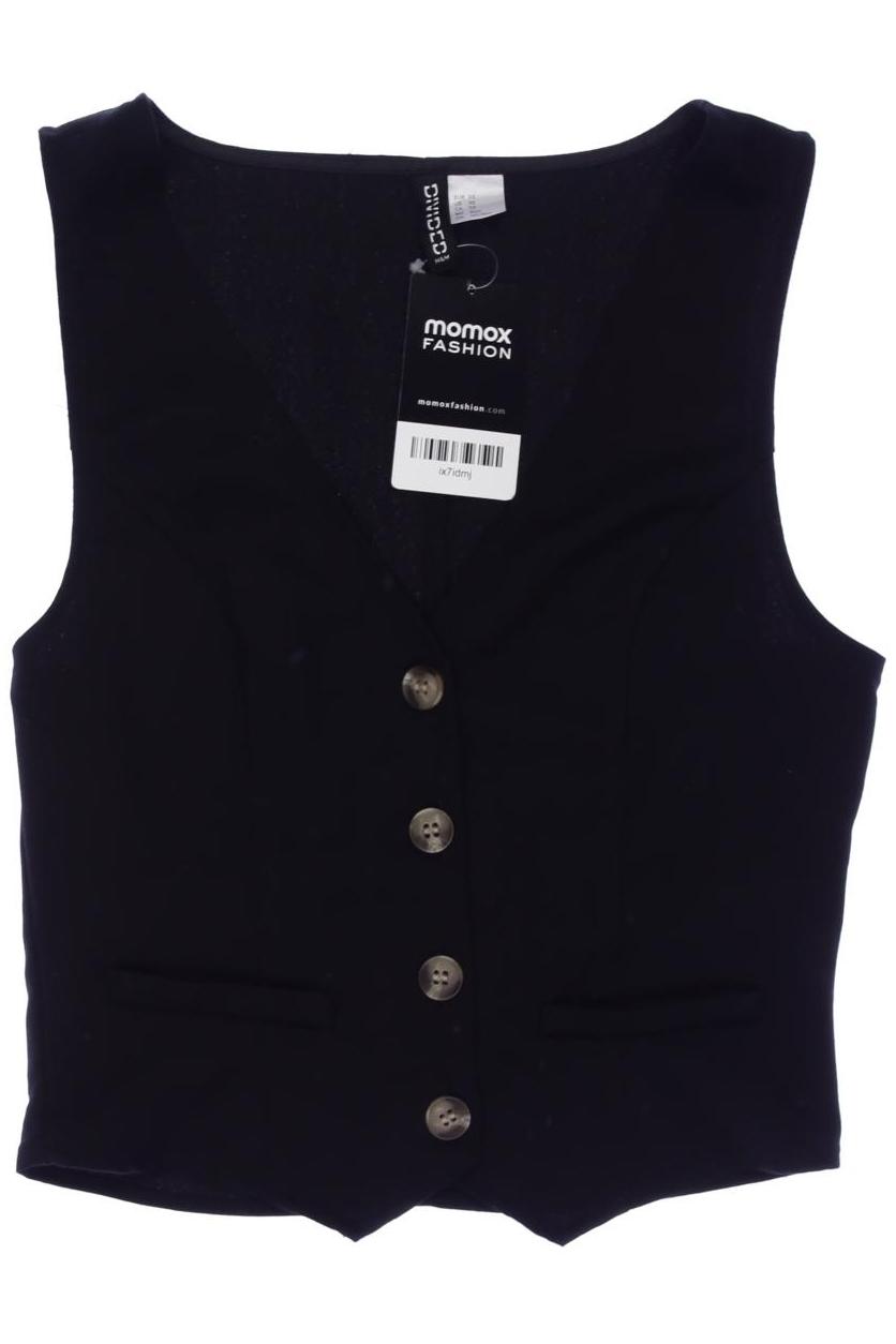 

H&M Damen Weste, schwarz, Gr. 34