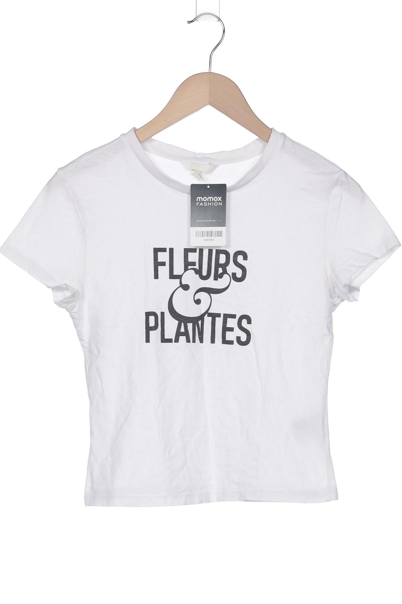 

H&M Damen T-Shirt, weiß, Gr. 38