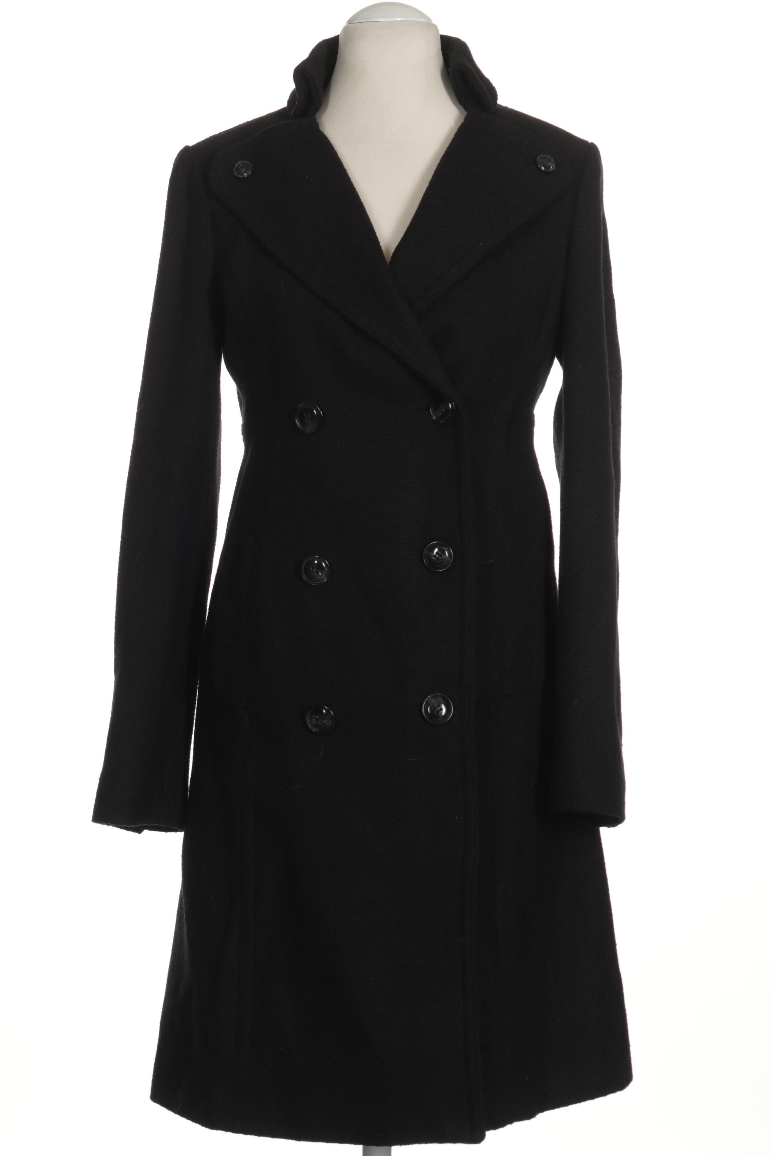 

H&M Damen Mantel, schwarz, Gr. 38