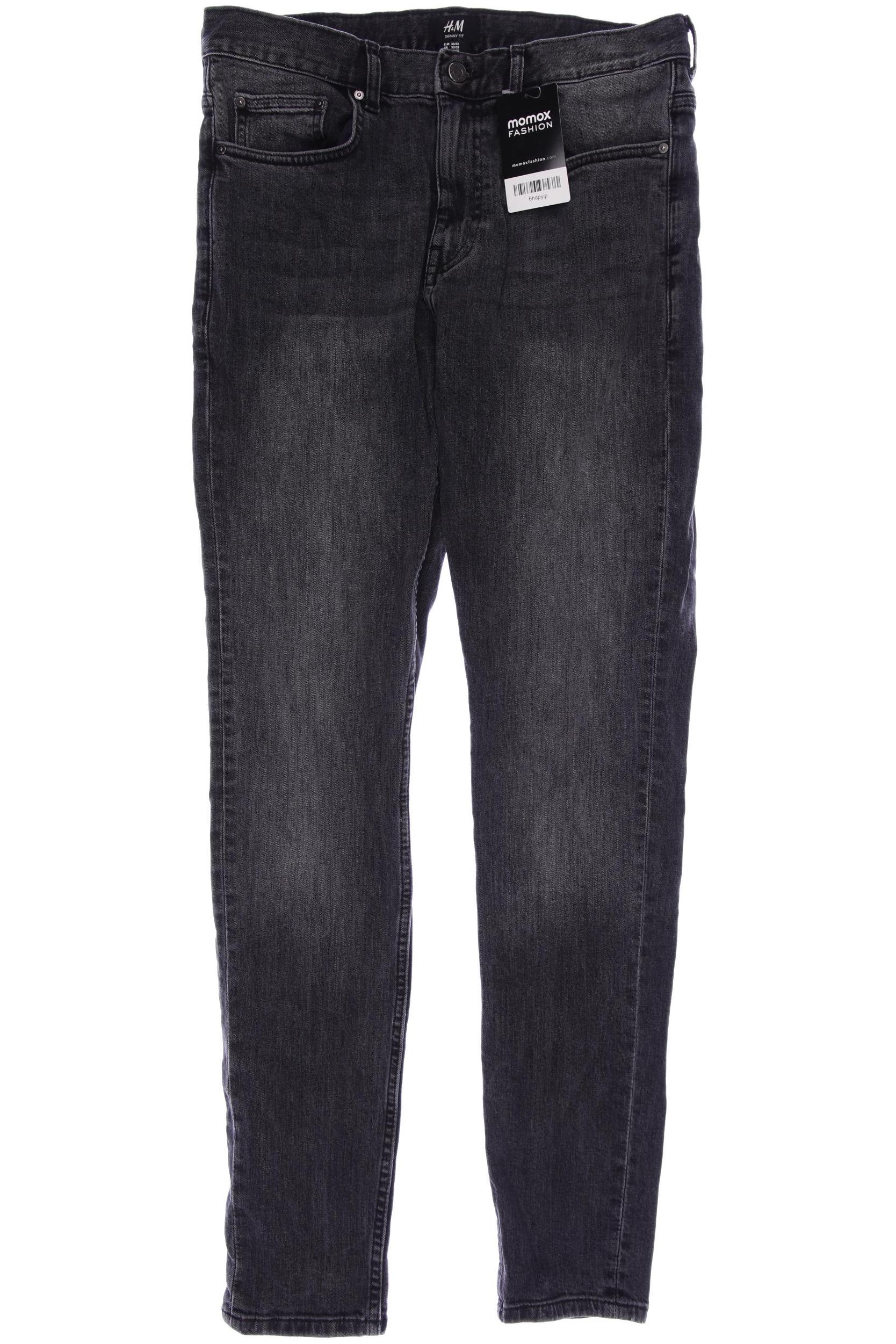 

H&M Damen Jeans, grau, Gr. 30