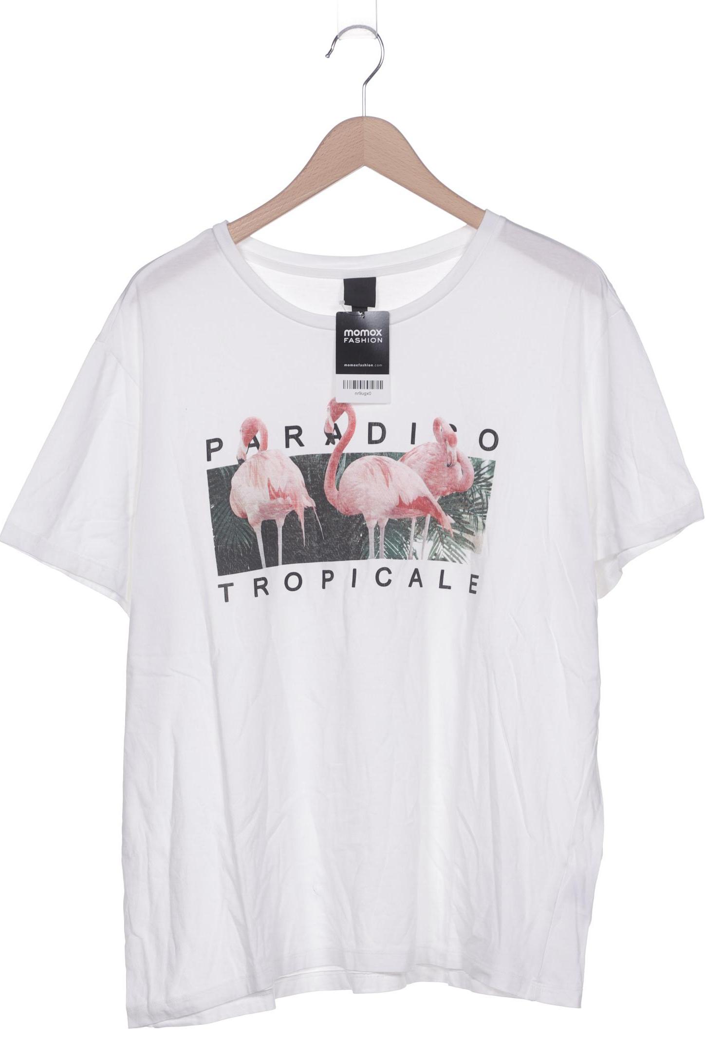 

H&M Damen T-Shirt, weiß, Gr. 44