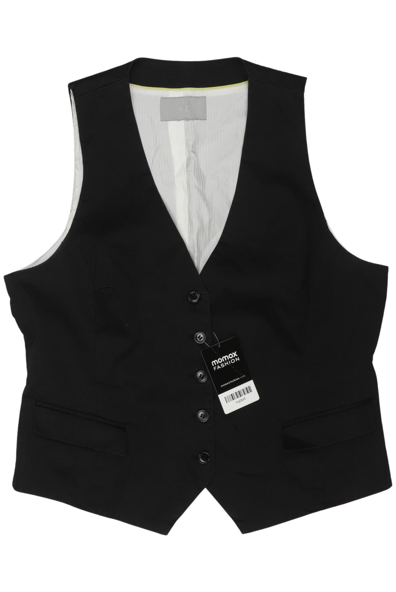 

H&M Damen Weste, schwarz, Gr. 38