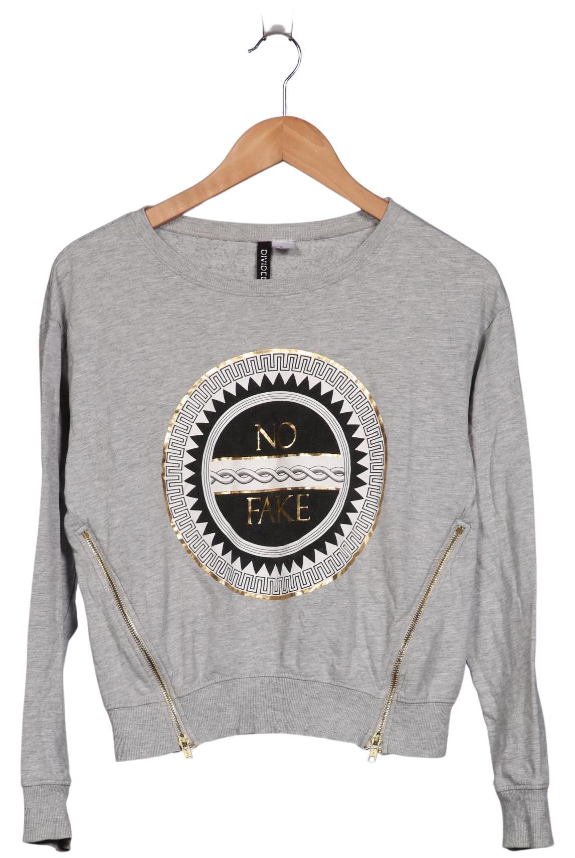 

H&M Damen Sweatshirt, grau, Gr. 34