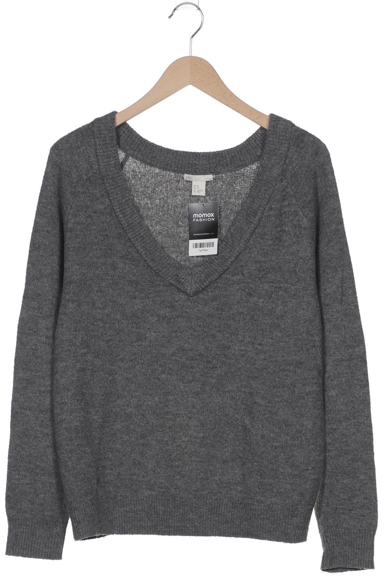 

H&M Damen Pullover, grau, Gr. 34
