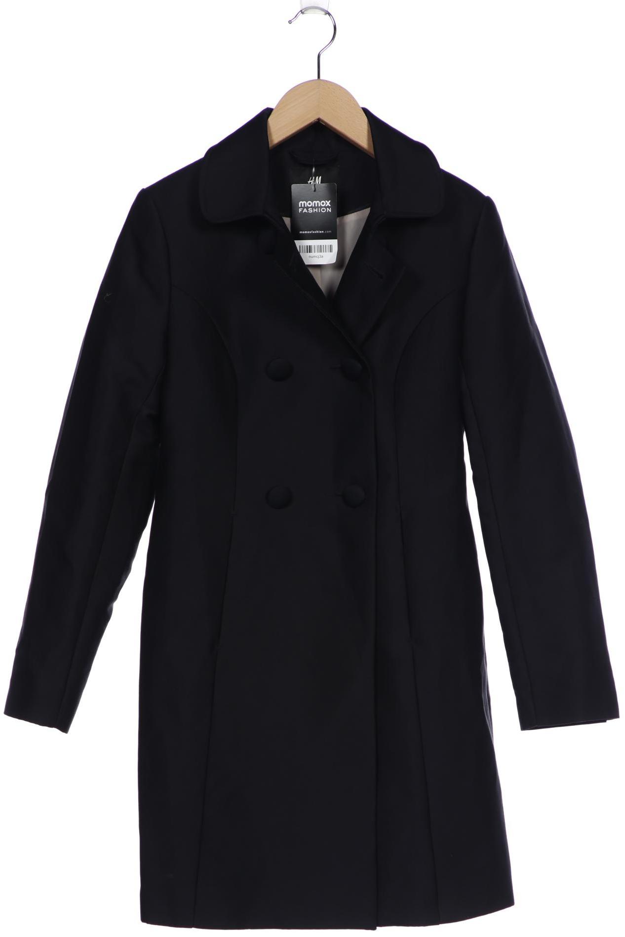 

H&M Damen Mantel, schwarz