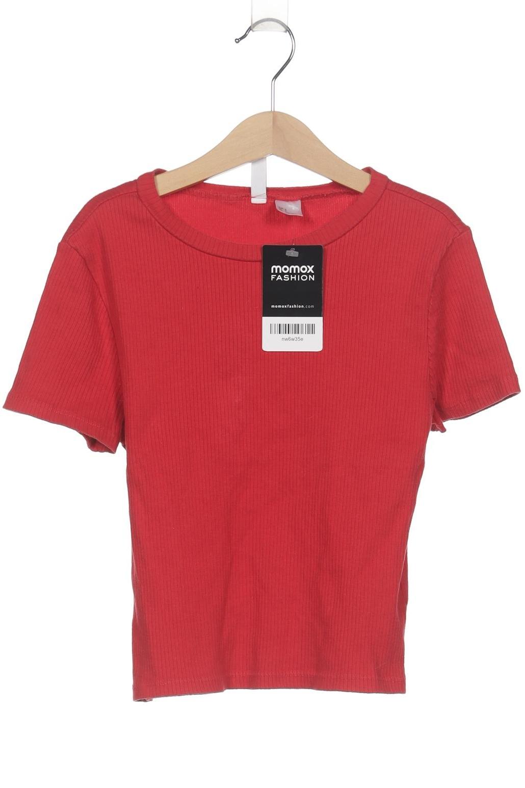 

H&M Damen T-Shirt, rot, Gr. 36