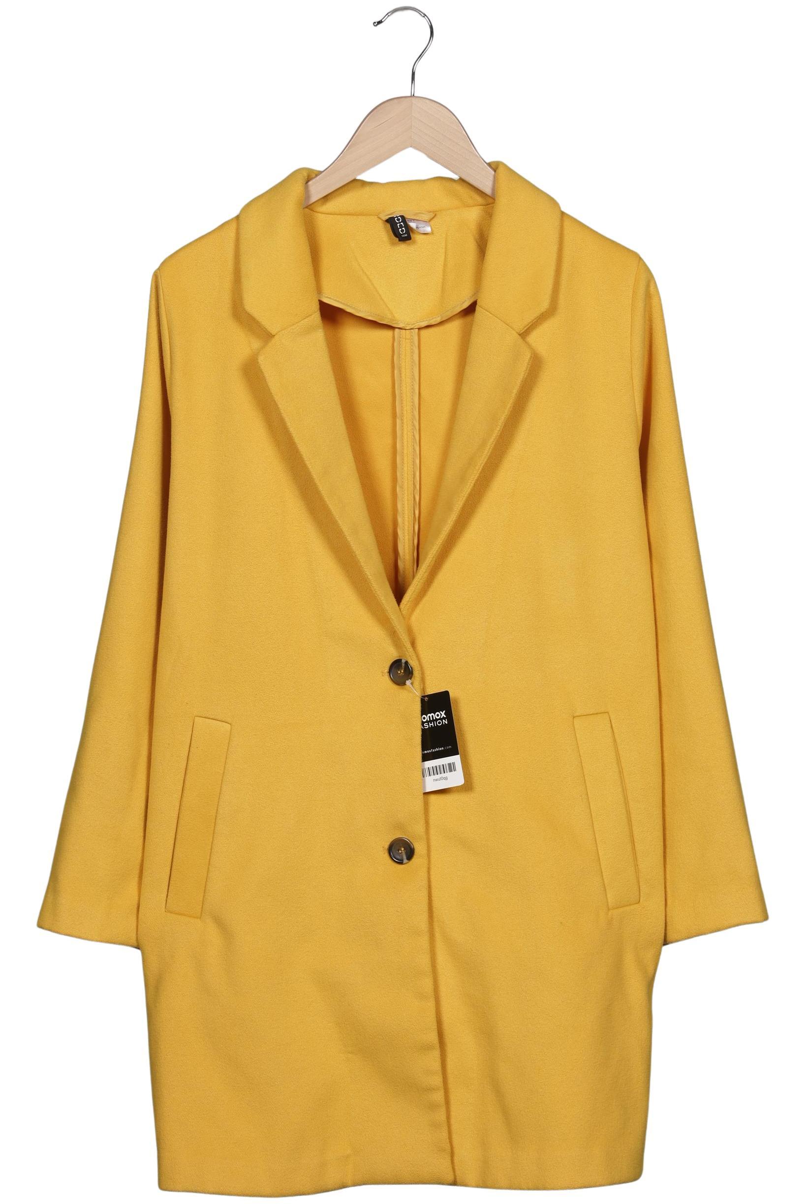 

H&M Damen Mantel, gelb, Gr. 42