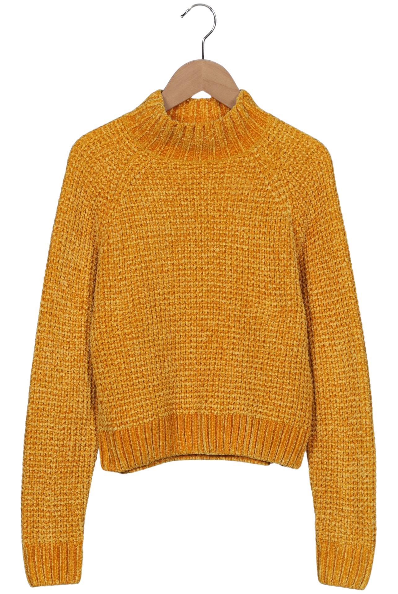 

H&M Damen Pullover, gelb, Gr. 36