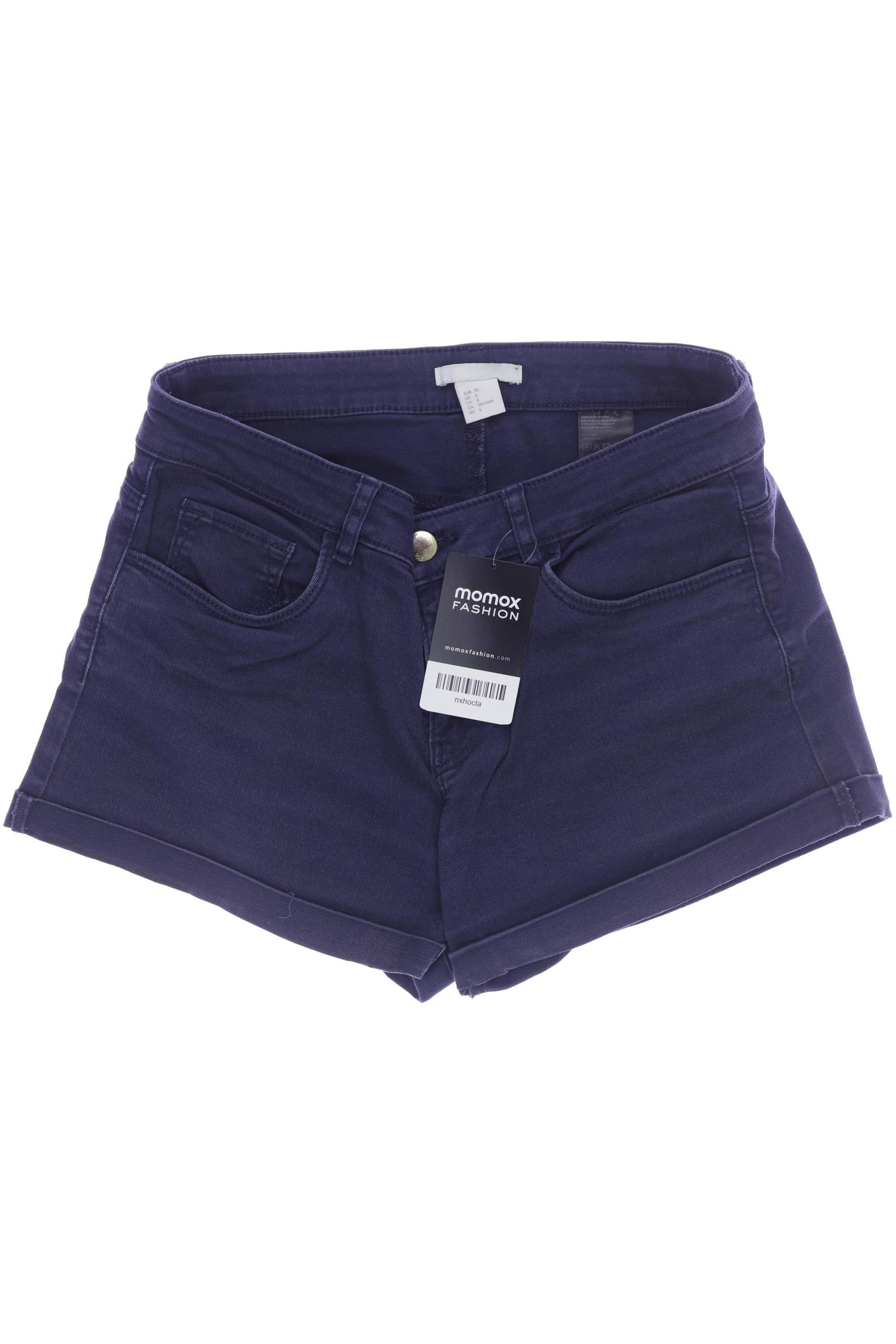 

H&M Damen Shorts, marineblau, Gr. 36