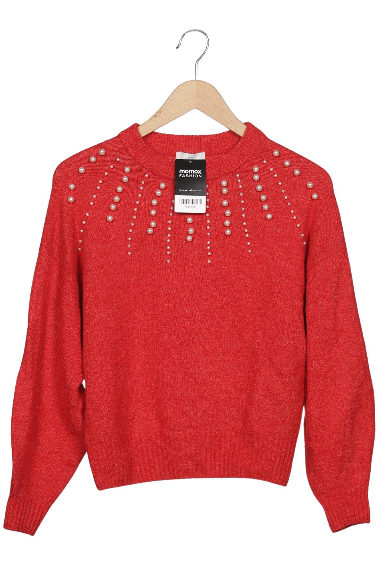 

H&M Damen Pullover, rot, Gr. 36