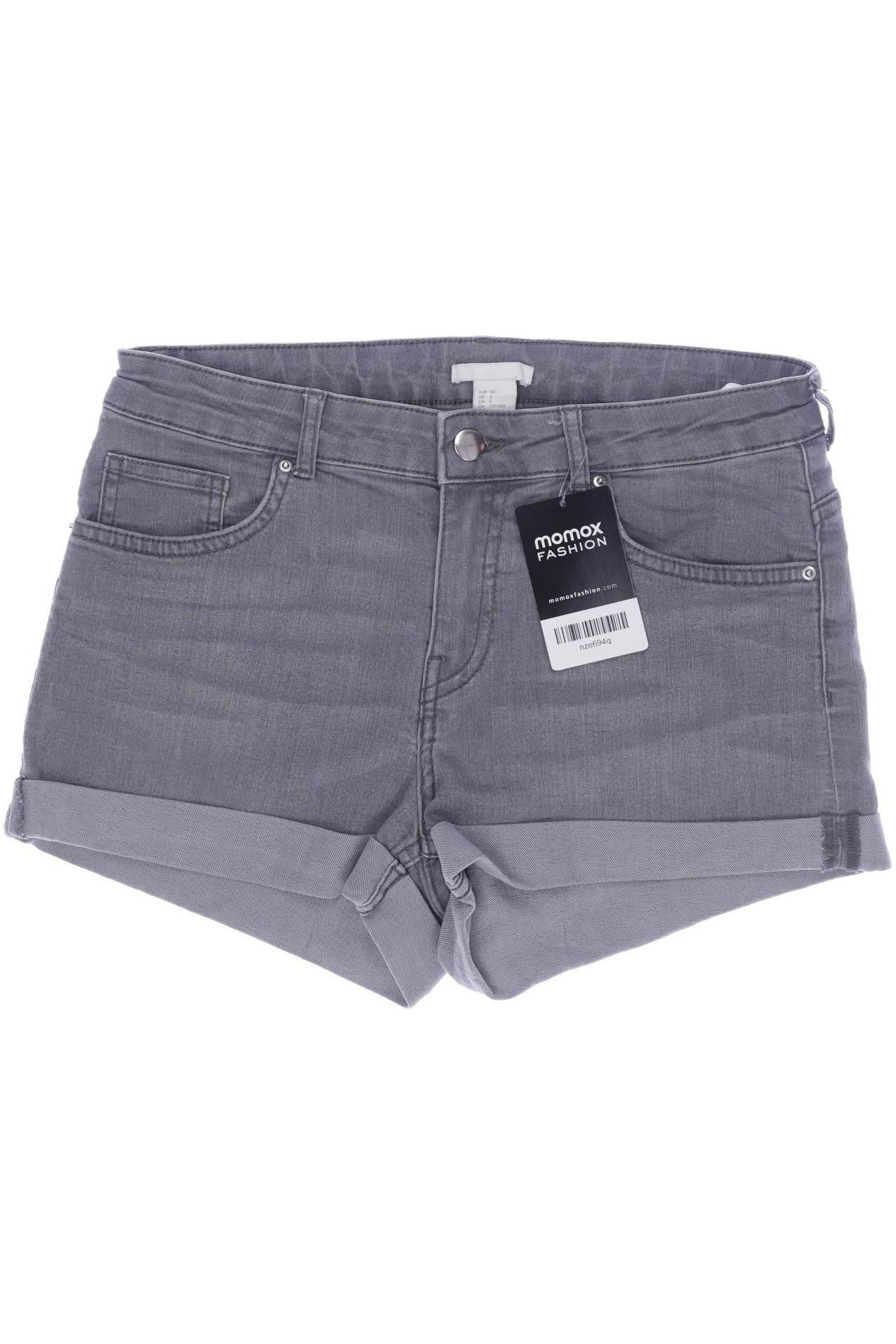 

H&M Damen Shorts, grau, Gr. 36