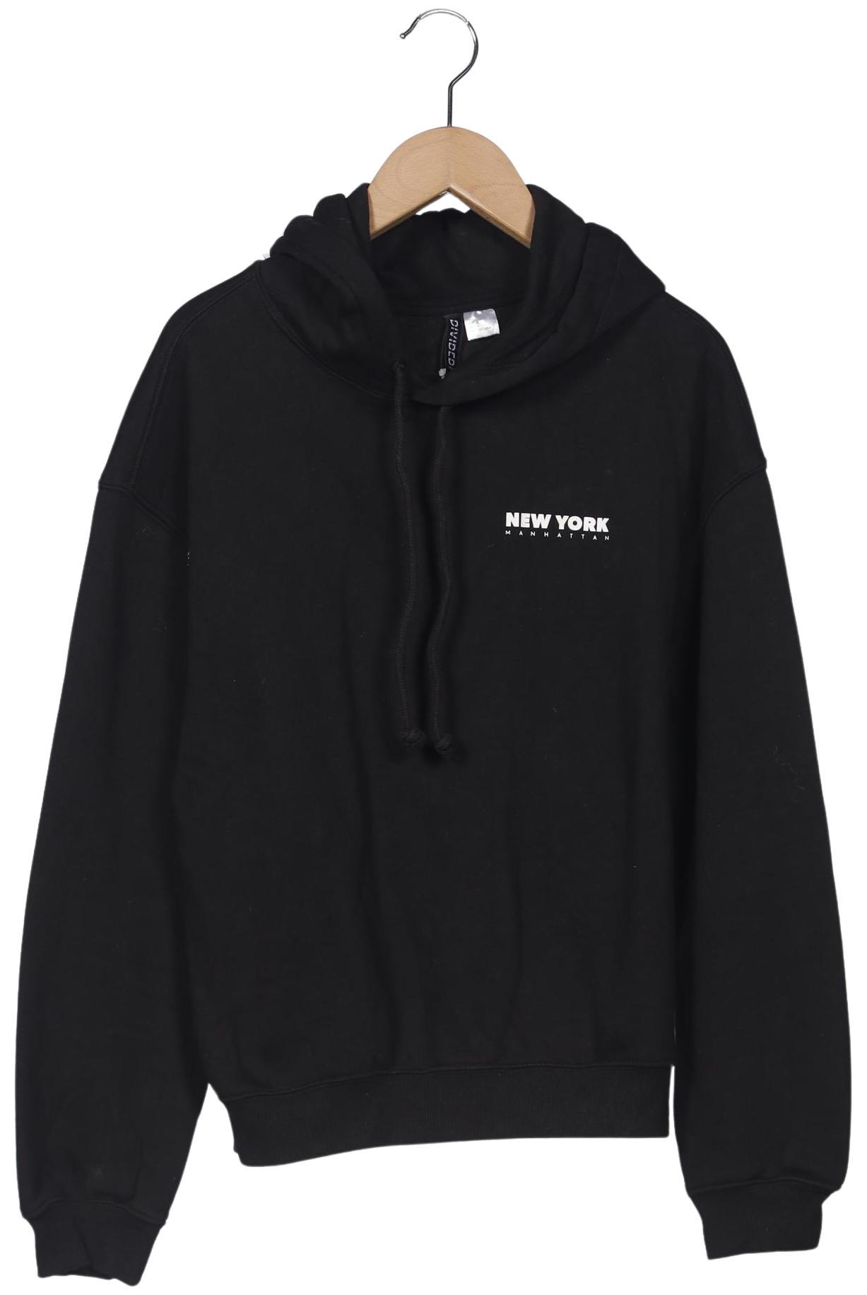 

H&M Damen Kapuzenpullover, schwarz, Gr. 36