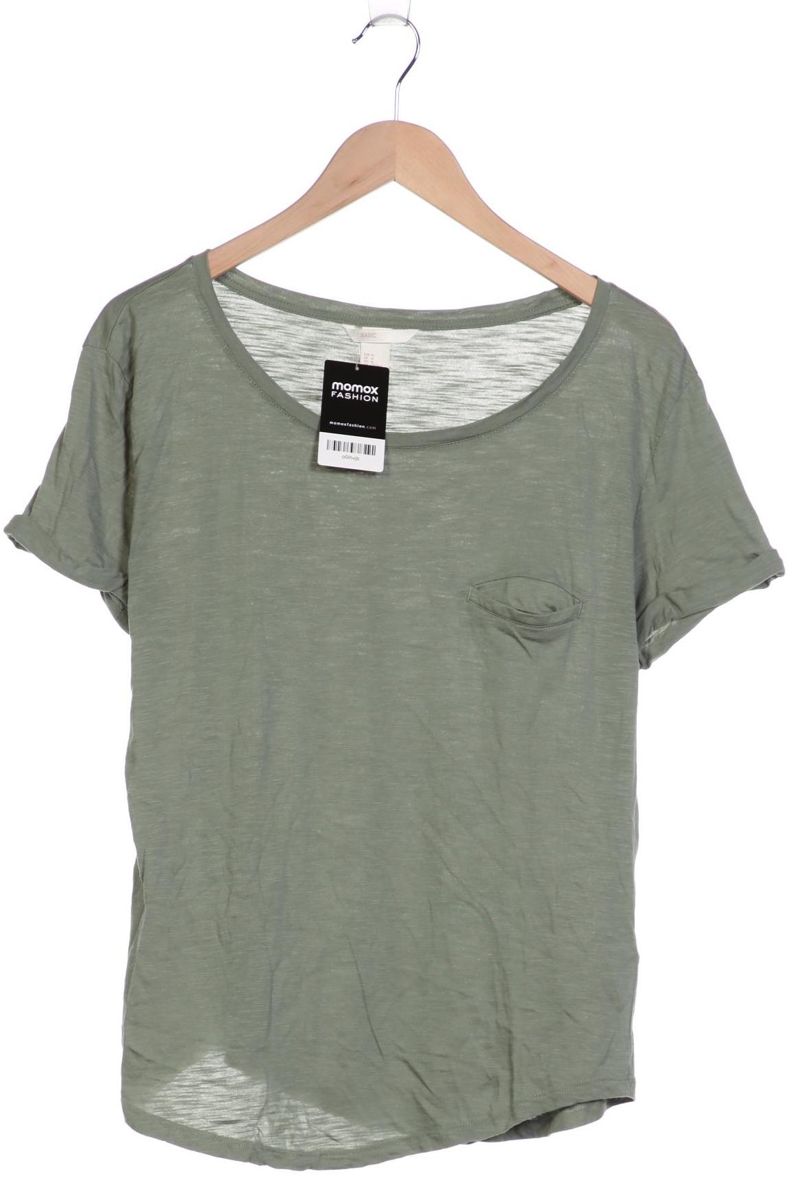 

H&M Damen T-Shirt, grün, Gr. 38