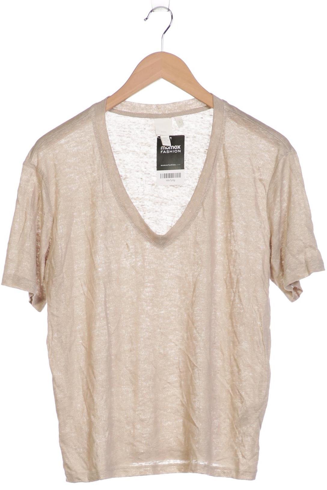

H&M Damen T-Shirt, beige, Gr. 36