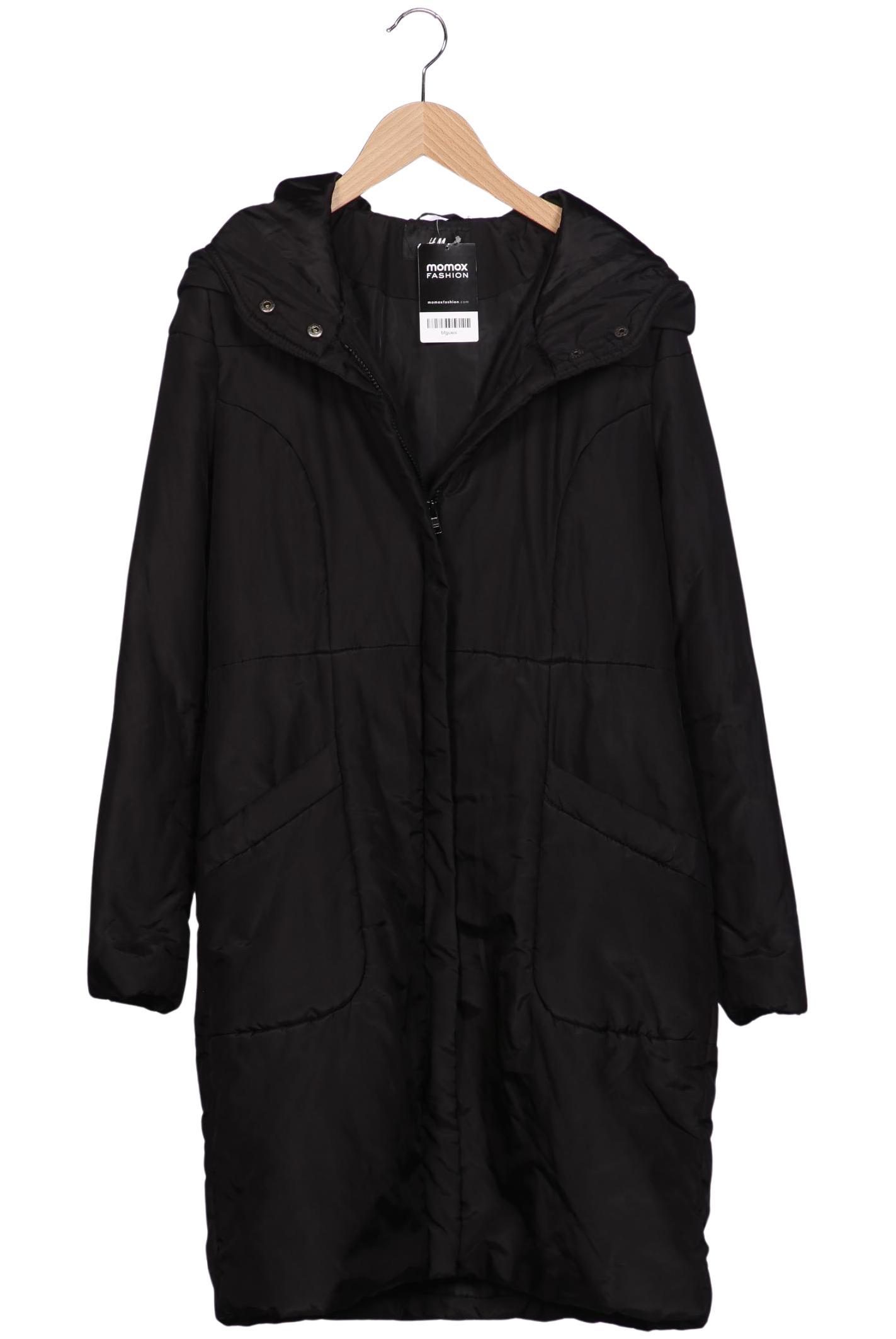 

H&M Damen Mantel, schwarz, Gr. 38