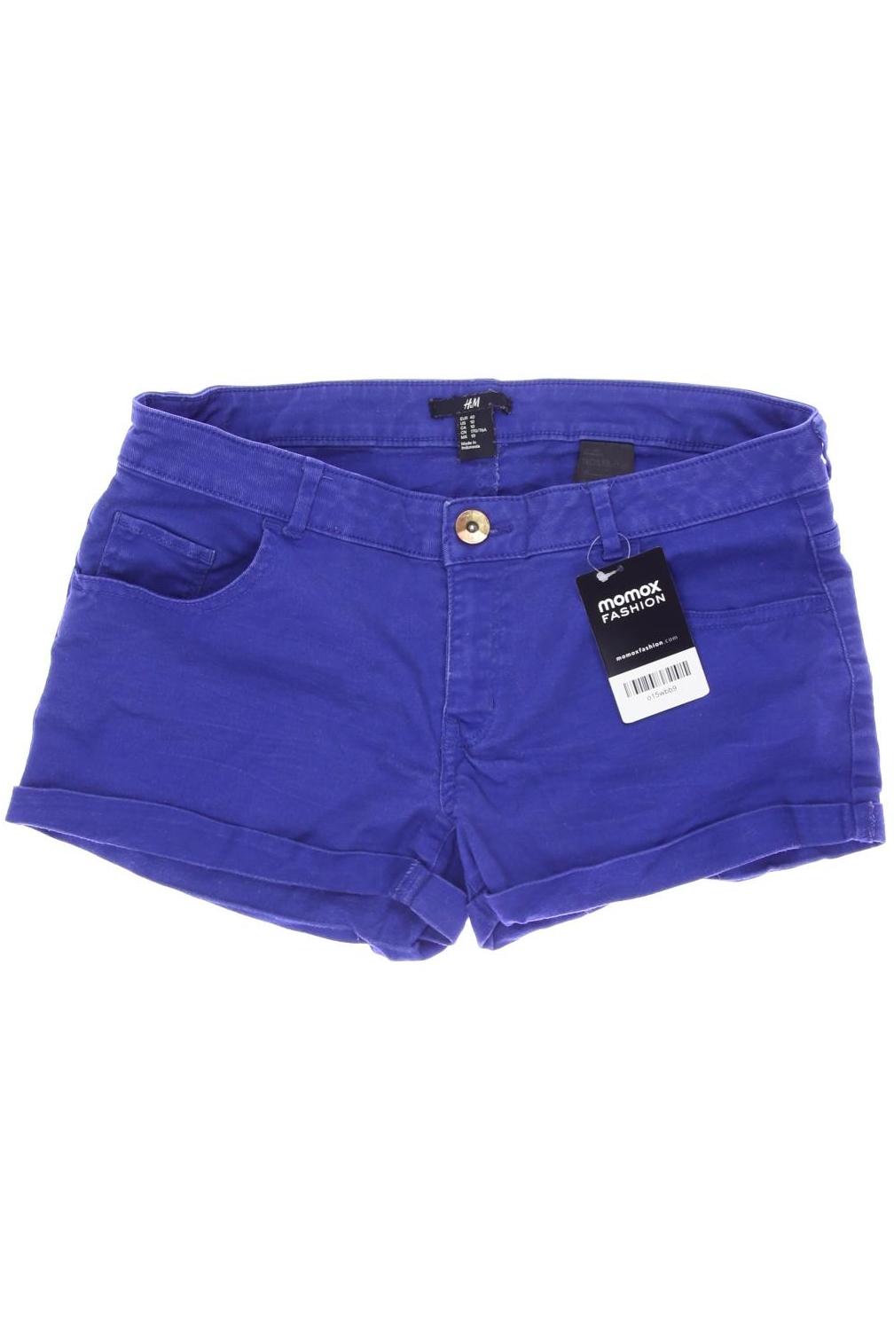 

H&M Damen Shorts, blau, Gr. 40