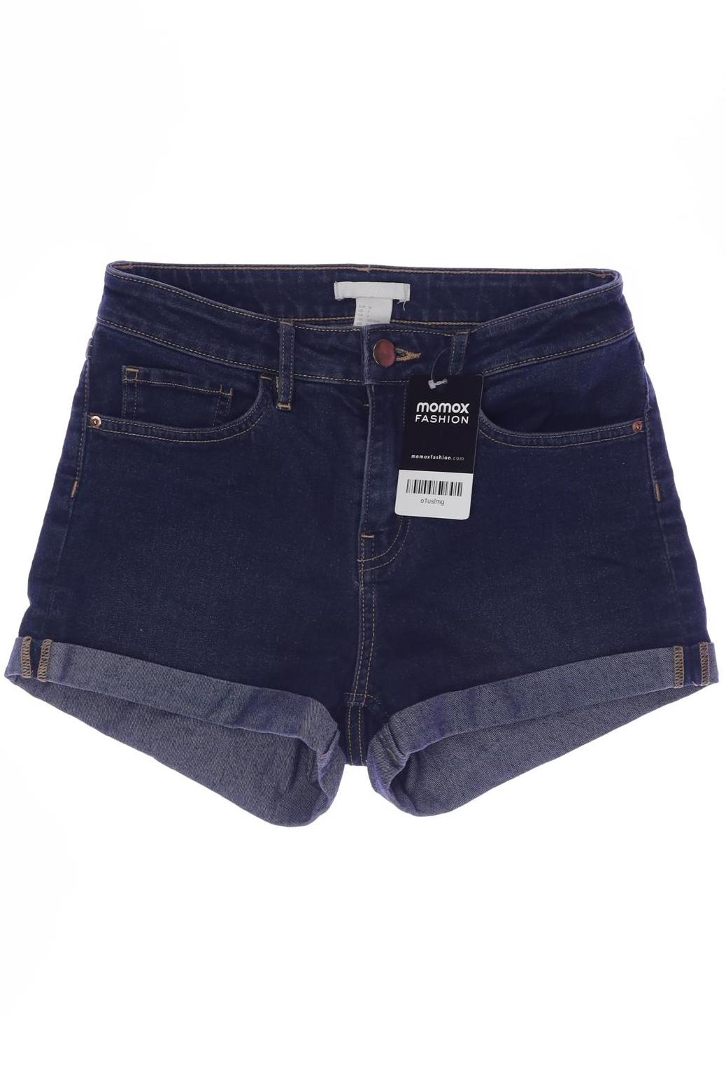 

H&M Damen Shorts, marineblau, Gr. 34