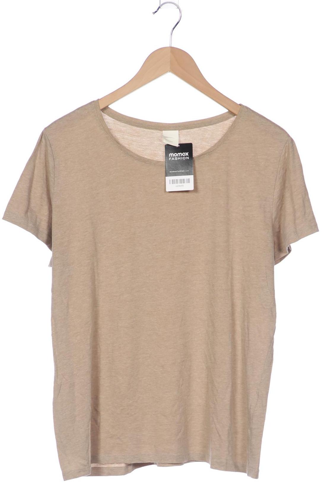 

H&M Damen T-Shirt, braun, Gr. 46