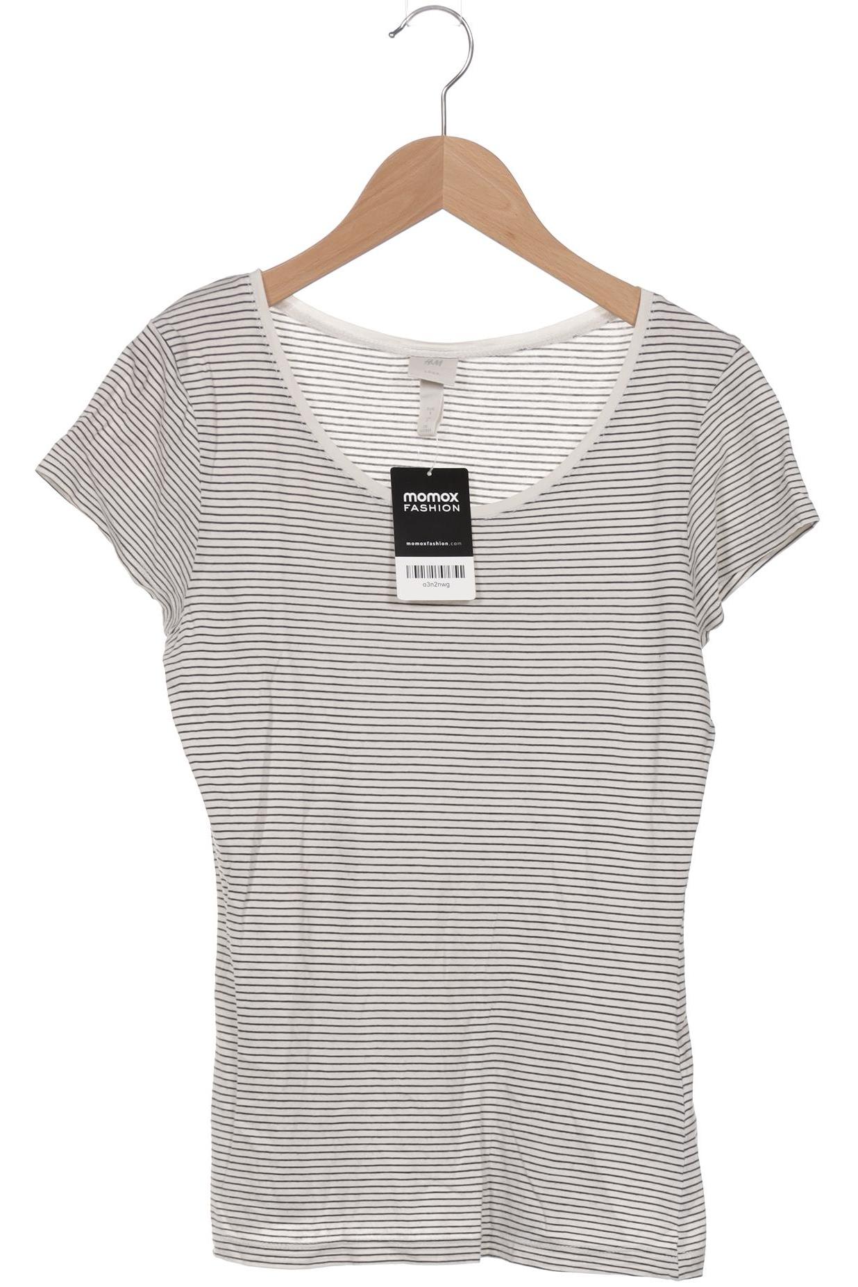 

H&M Damen T-Shirt, weiß, Gr. 36