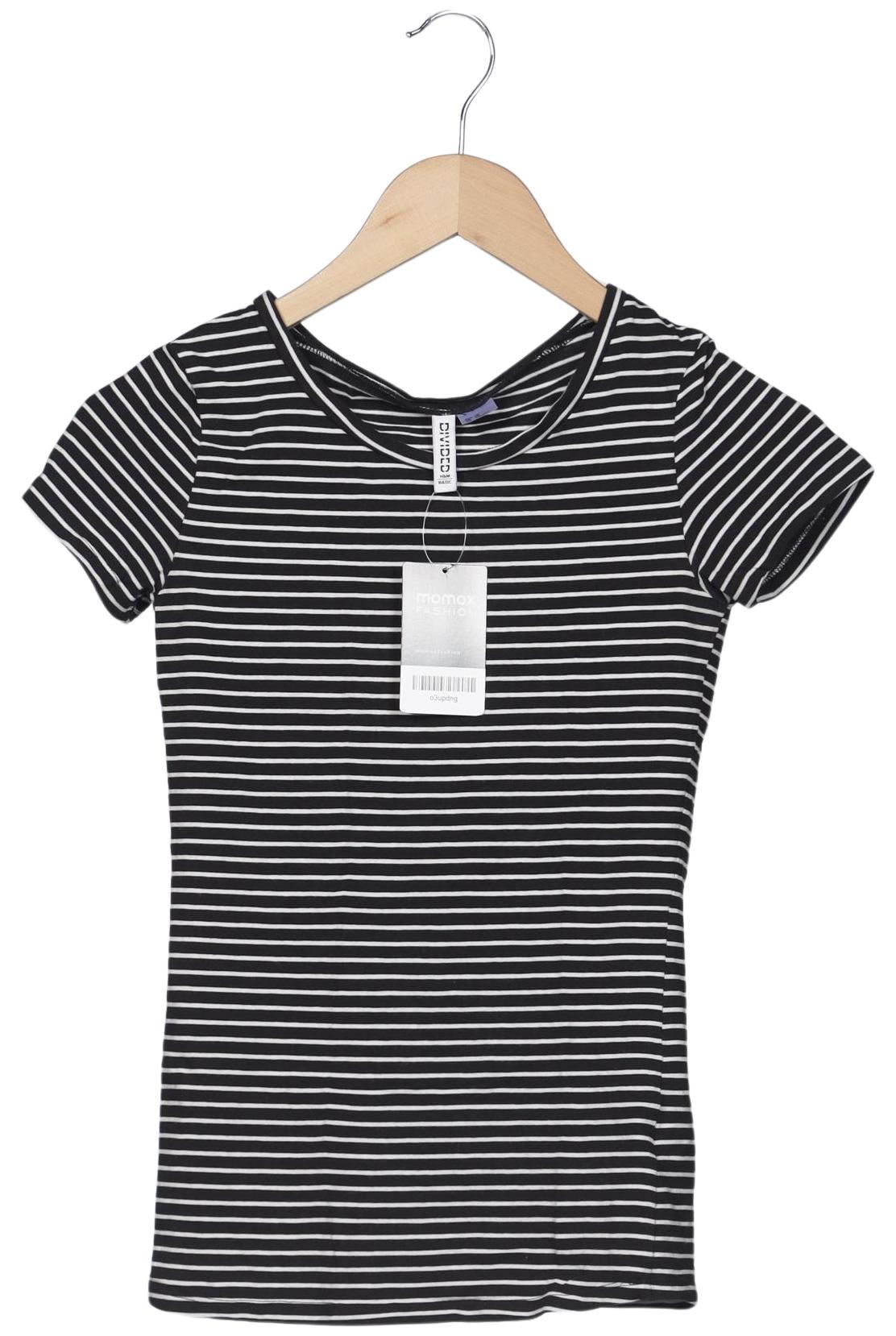 

H&M Damen T-Shirt, schwarz, Gr. 34