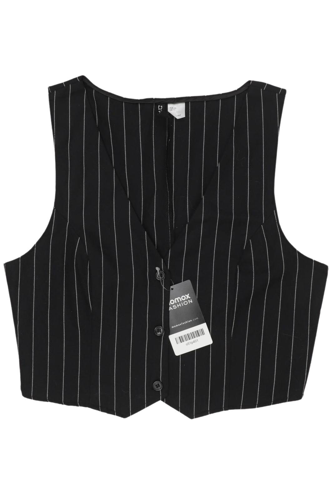 

H&M Damen Weste, schwarz, Gr. 36