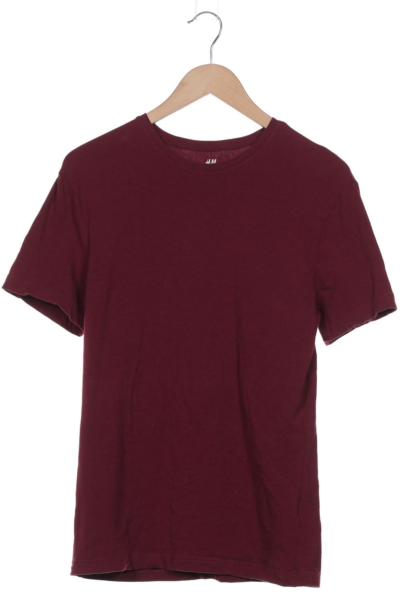

H&M Damen T-Shirt, bordeaux, Gr. 42