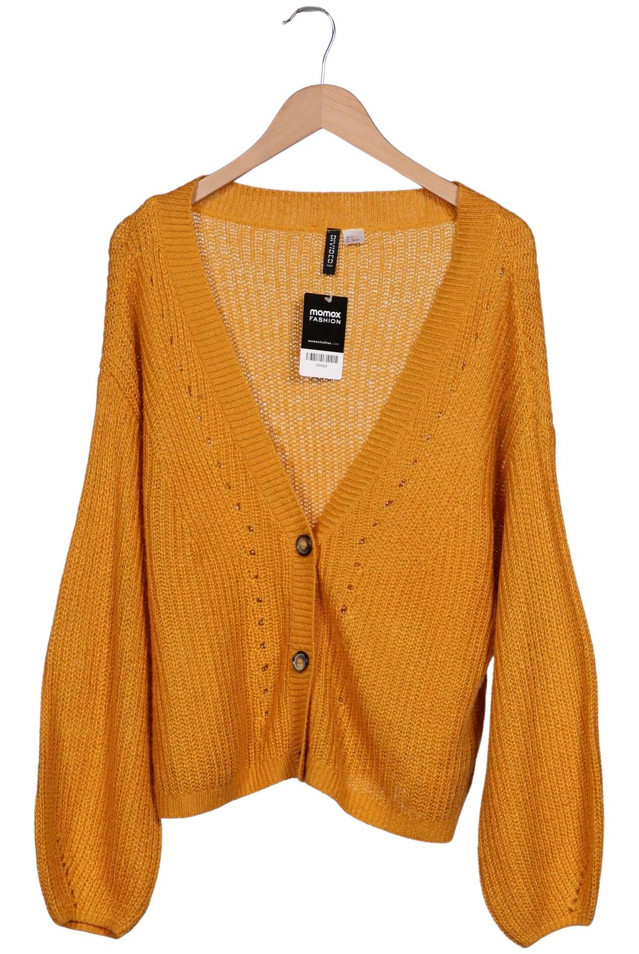 

H&M Damen Strickjacke, orange, Gr. 38