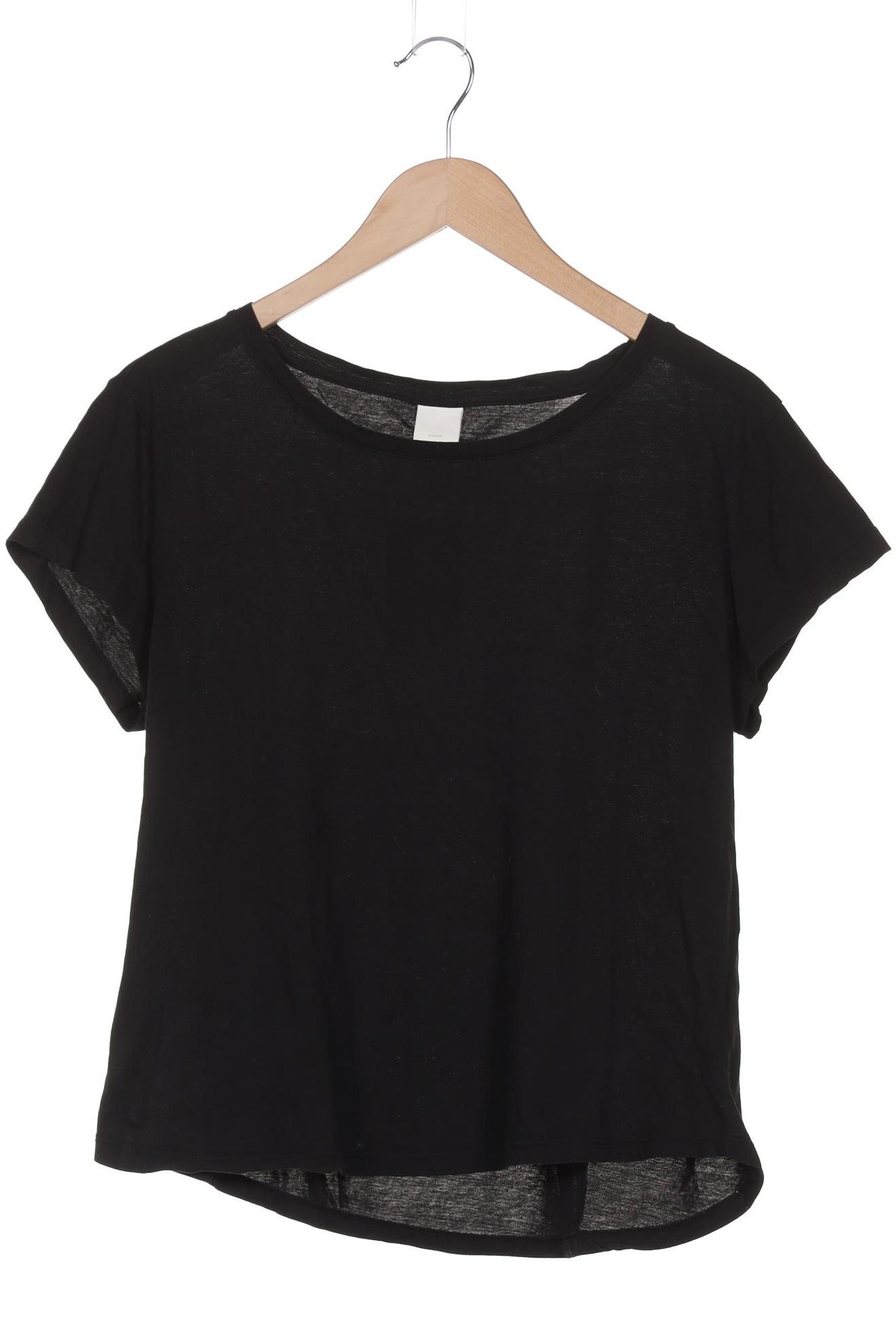 

H&M Damen T-Shirt, schwarz, Gr. 38