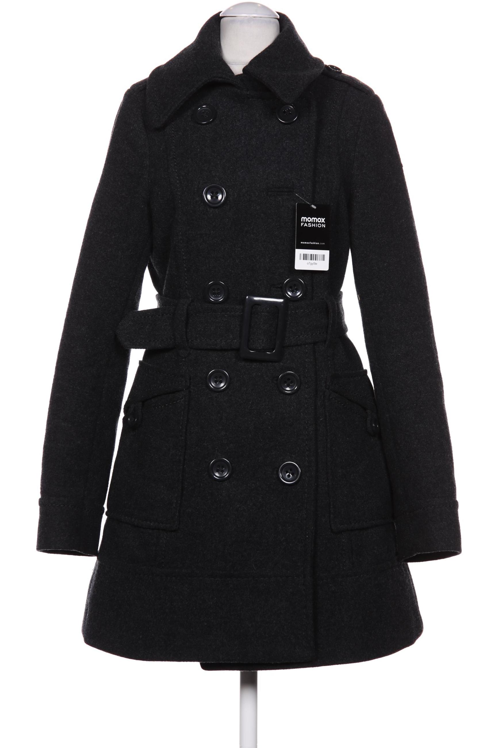 

H&M Damen Mantel, schwarz, Gr. 34