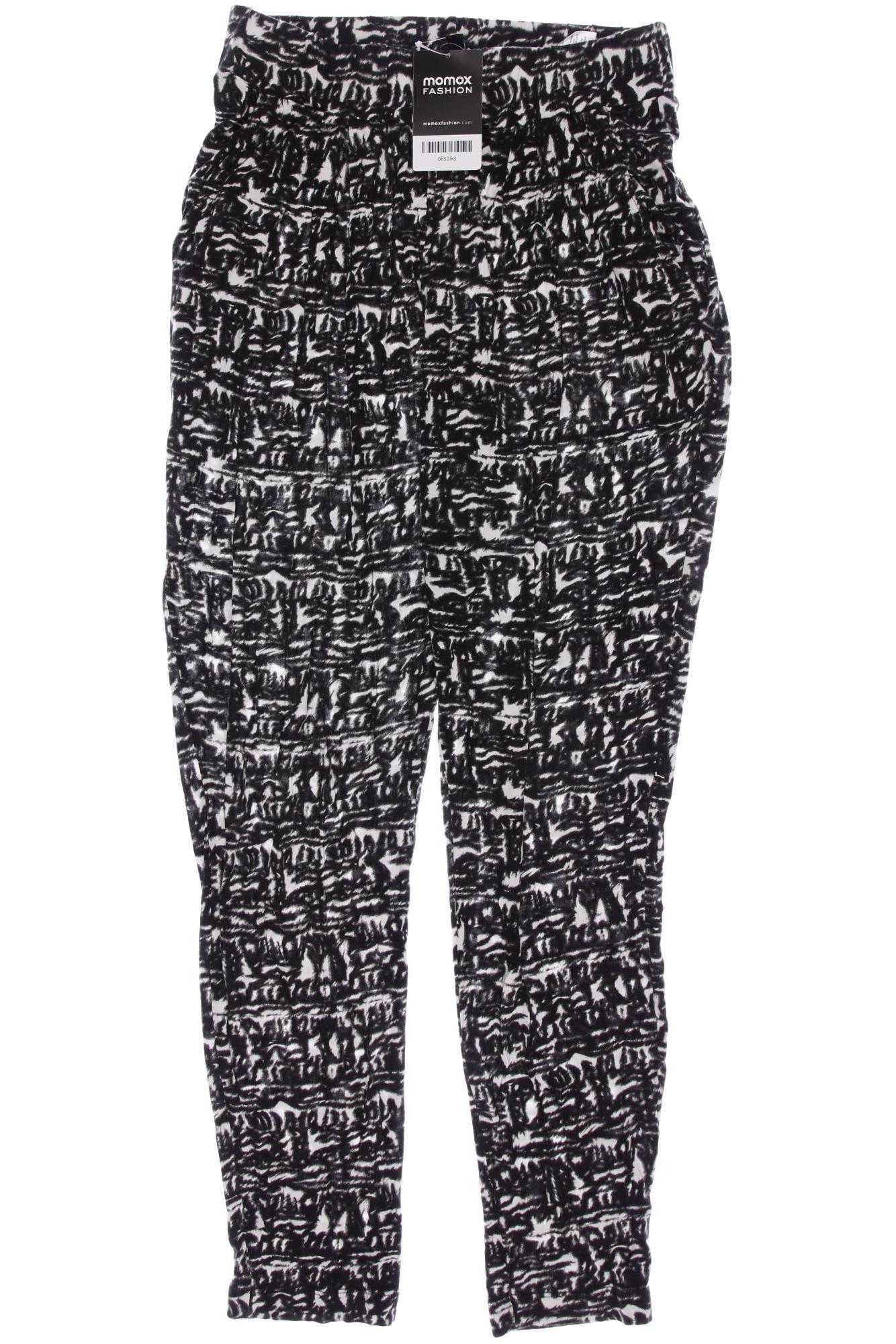 

H&M Damen Stoffhose, schwarz, Gr. 0