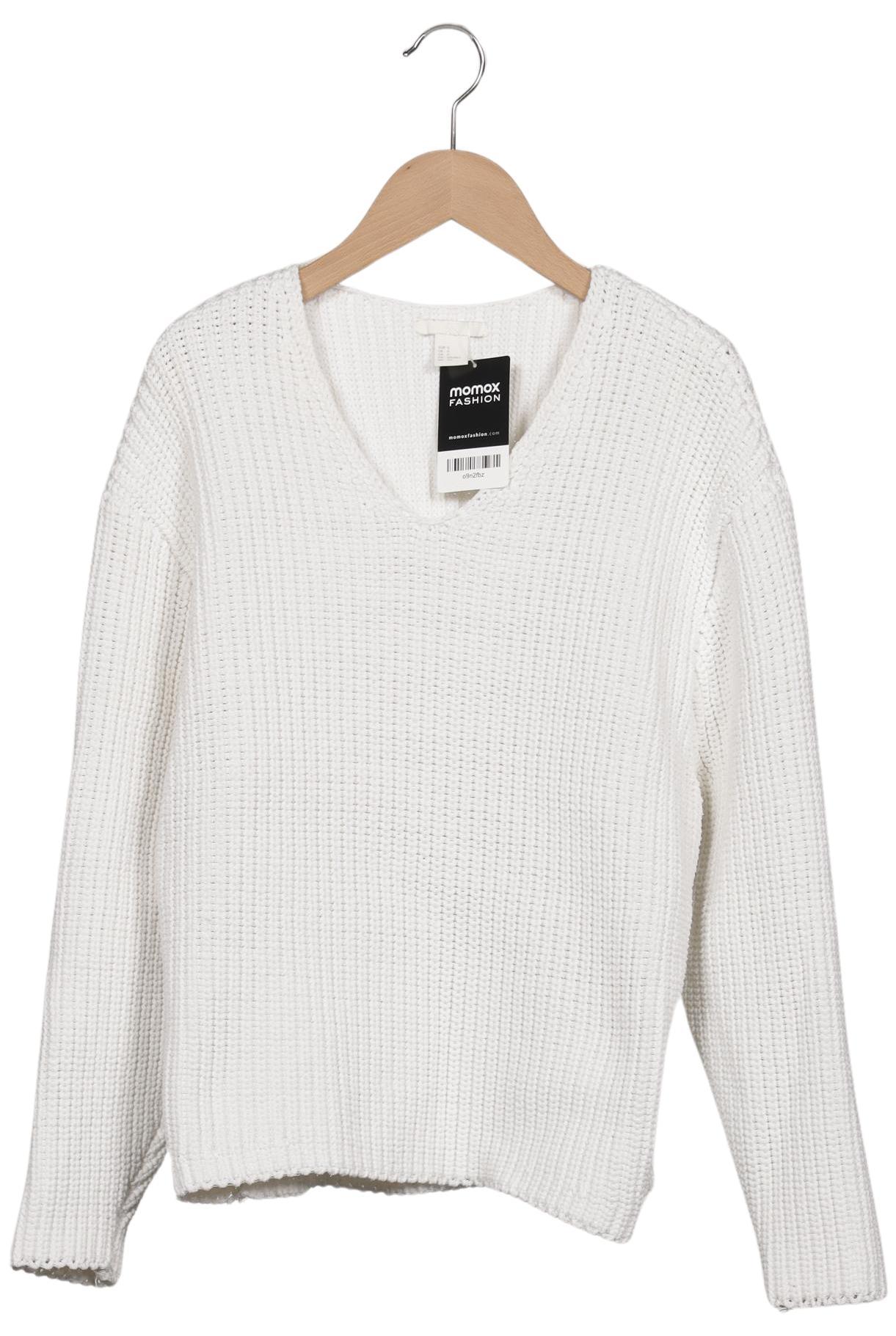 

H&M Damen Pullover, weiß, Gr. 36