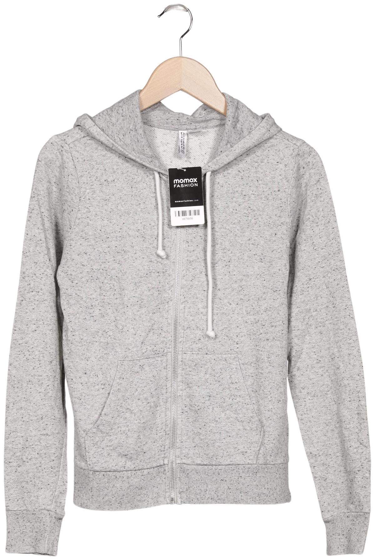 

H&M Damen Kapuzenpullover, grau, Gr. 36