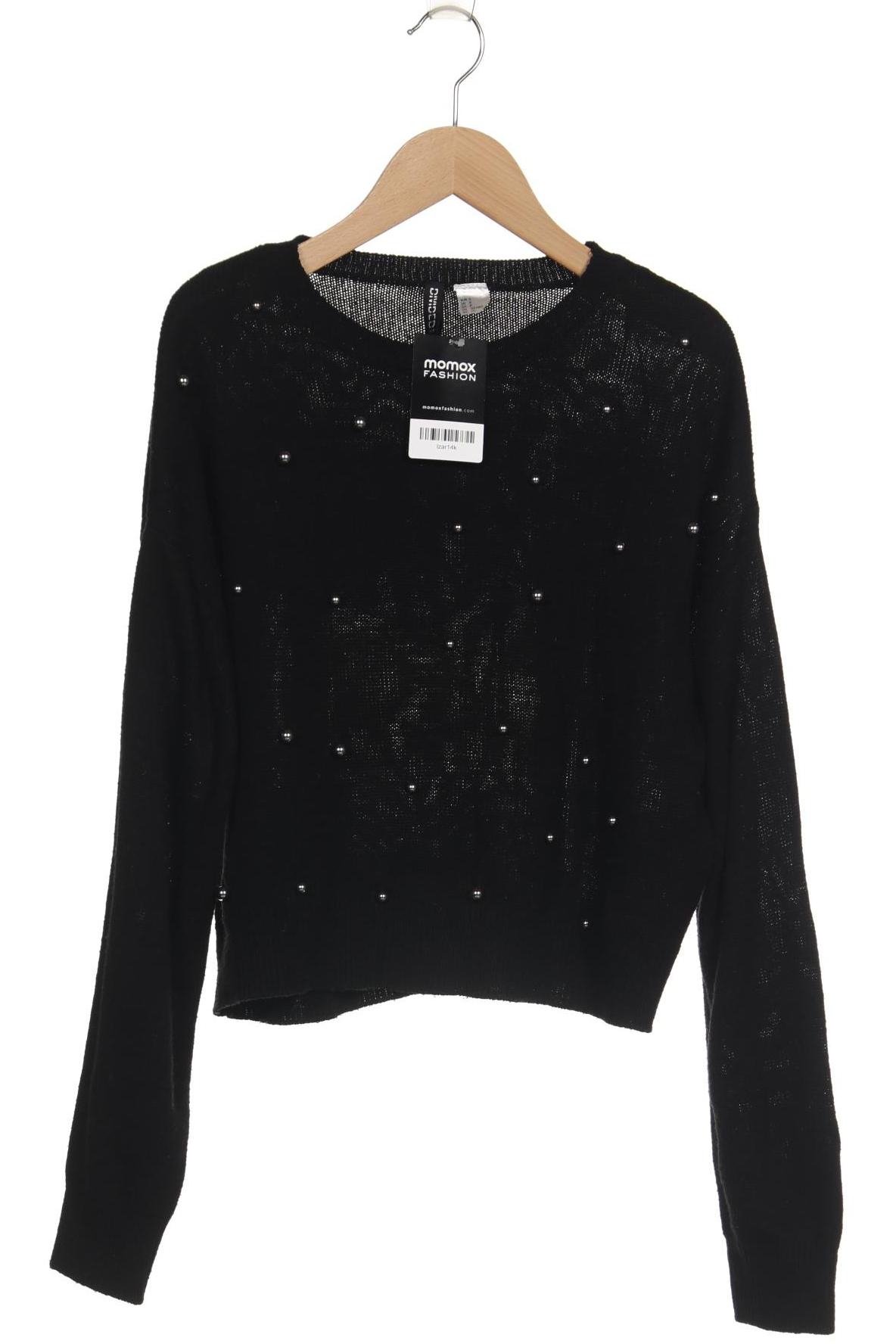 

H&M Damen Pullover, schwarz, Gr. 36