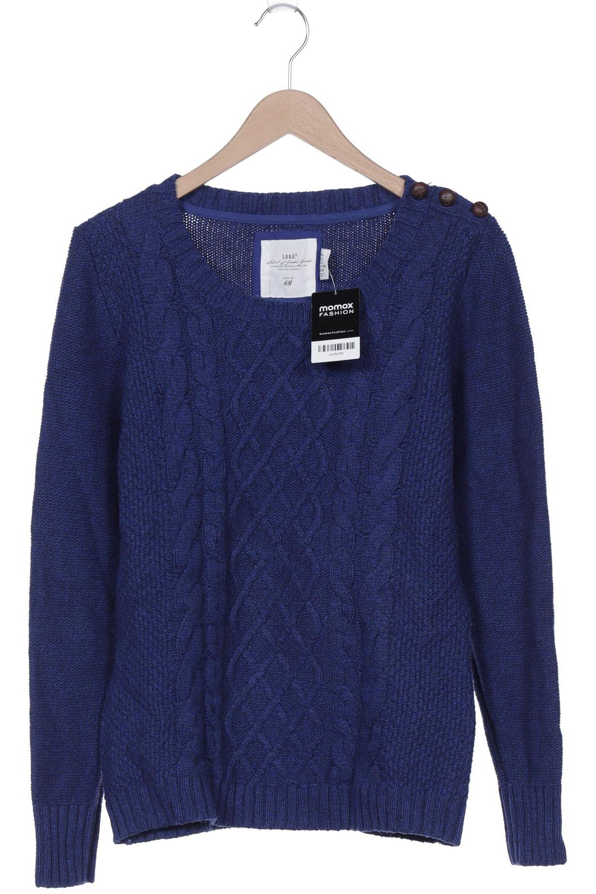 

H&M Damen Pullover, marineblau, Gr. 44