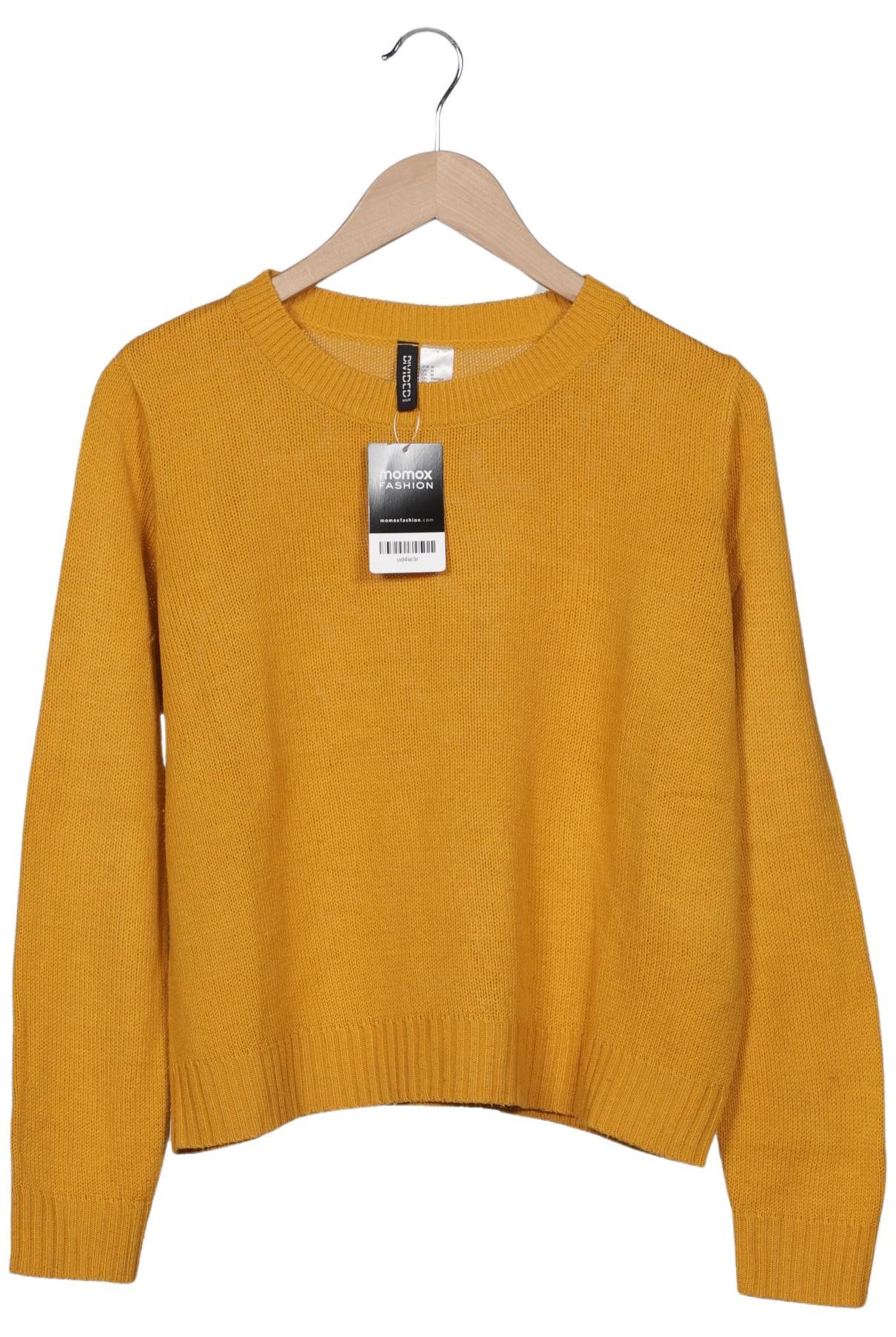 

H&M Damen Pullover, gelb, Gr. 38