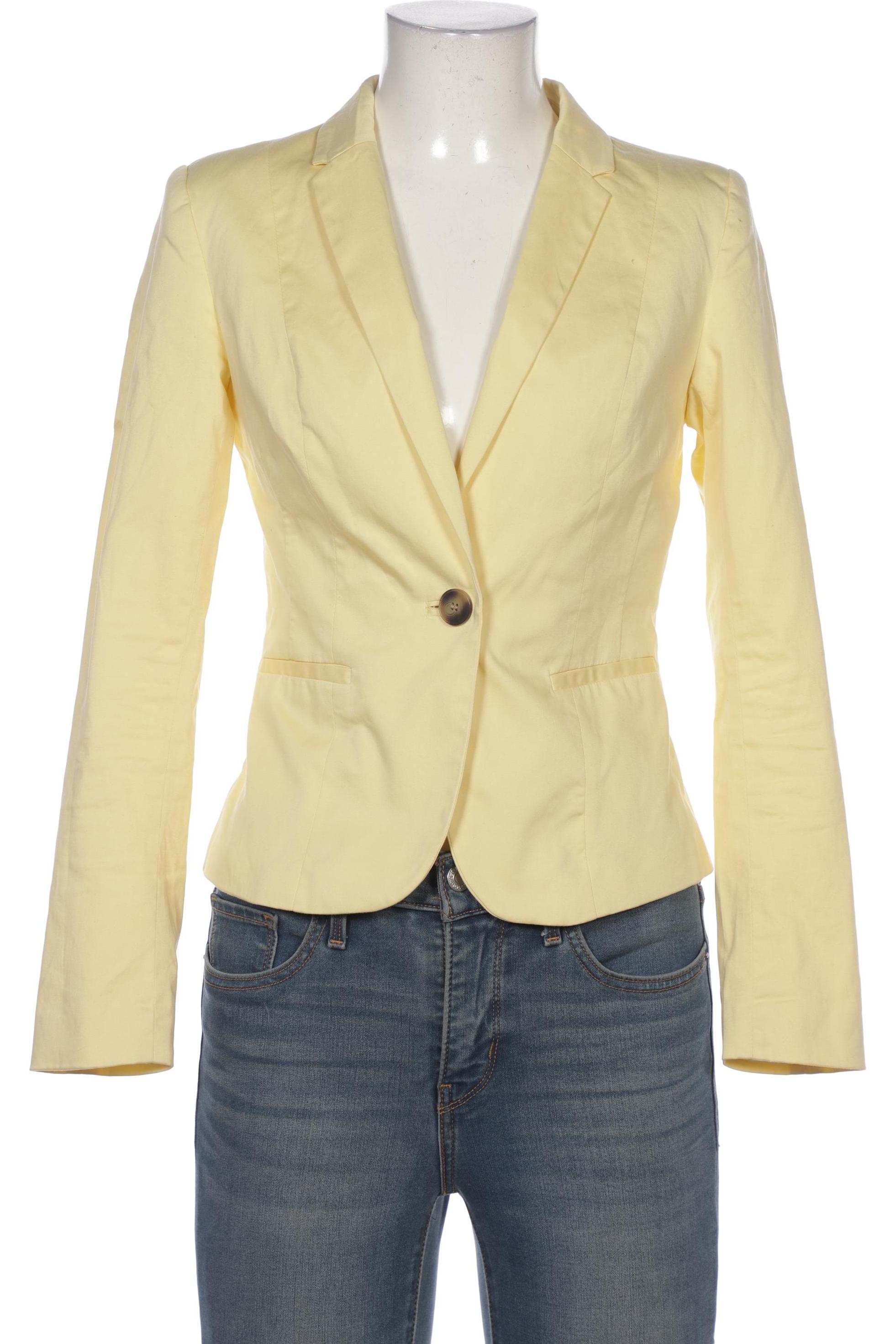 

H&M Damen Blazer, gelb, Gr. 36