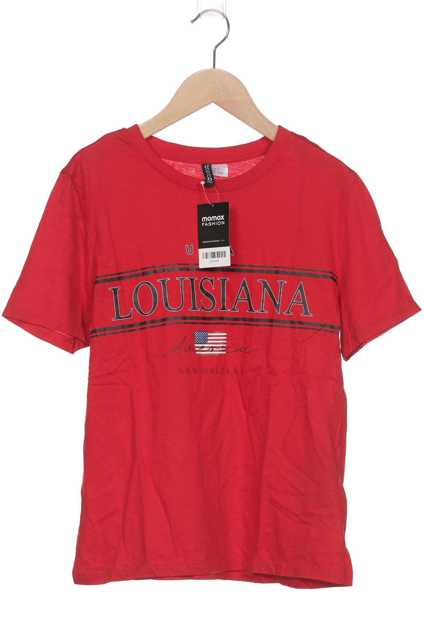 

H&M Damen T-Shirt, rot, Gr. 36