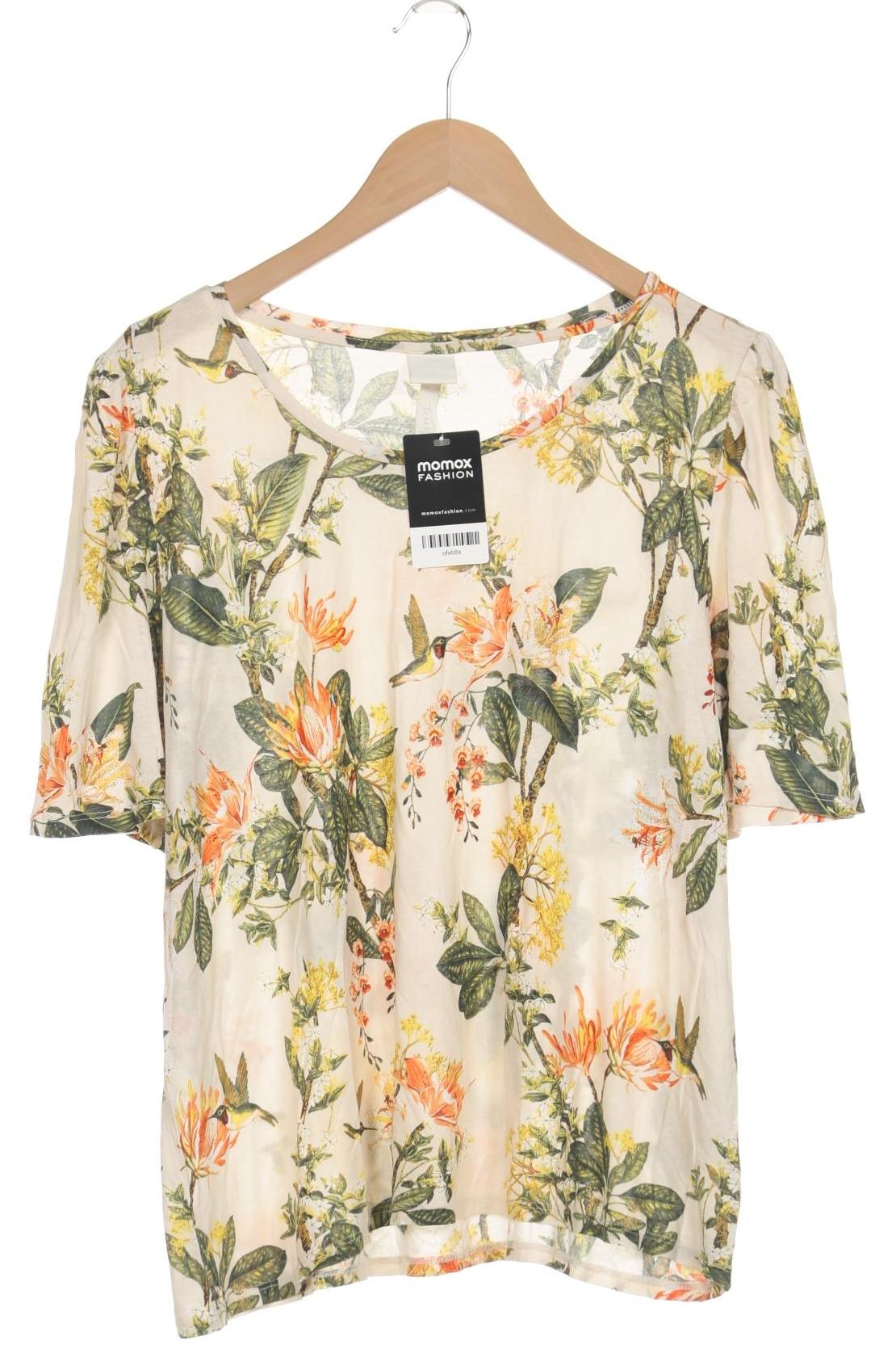 

H&M Damen T-Shirt, cremeweiß, Gr. 44