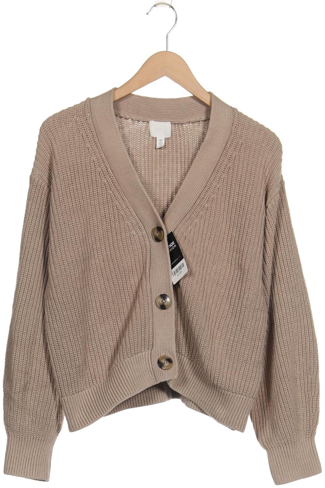 

H&M Damen Strickjacke, beige, Gr. 36
