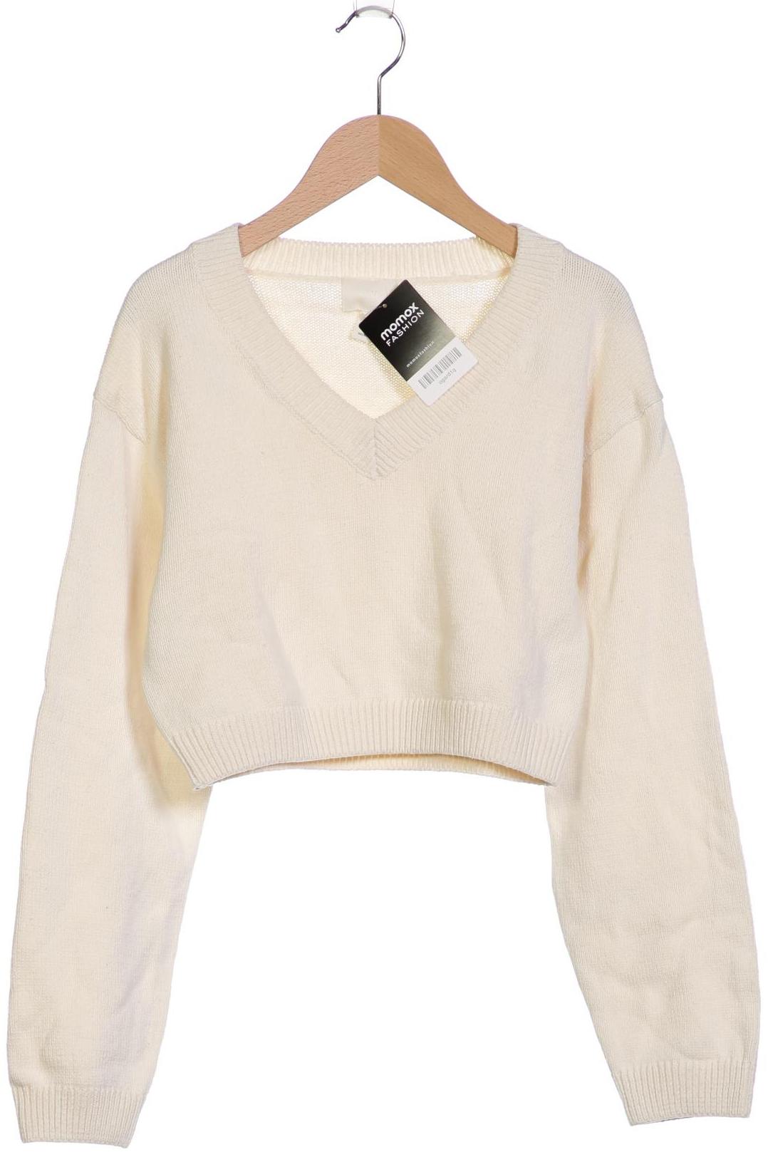

H&M Damen Pullover, weiß, Gr. 34