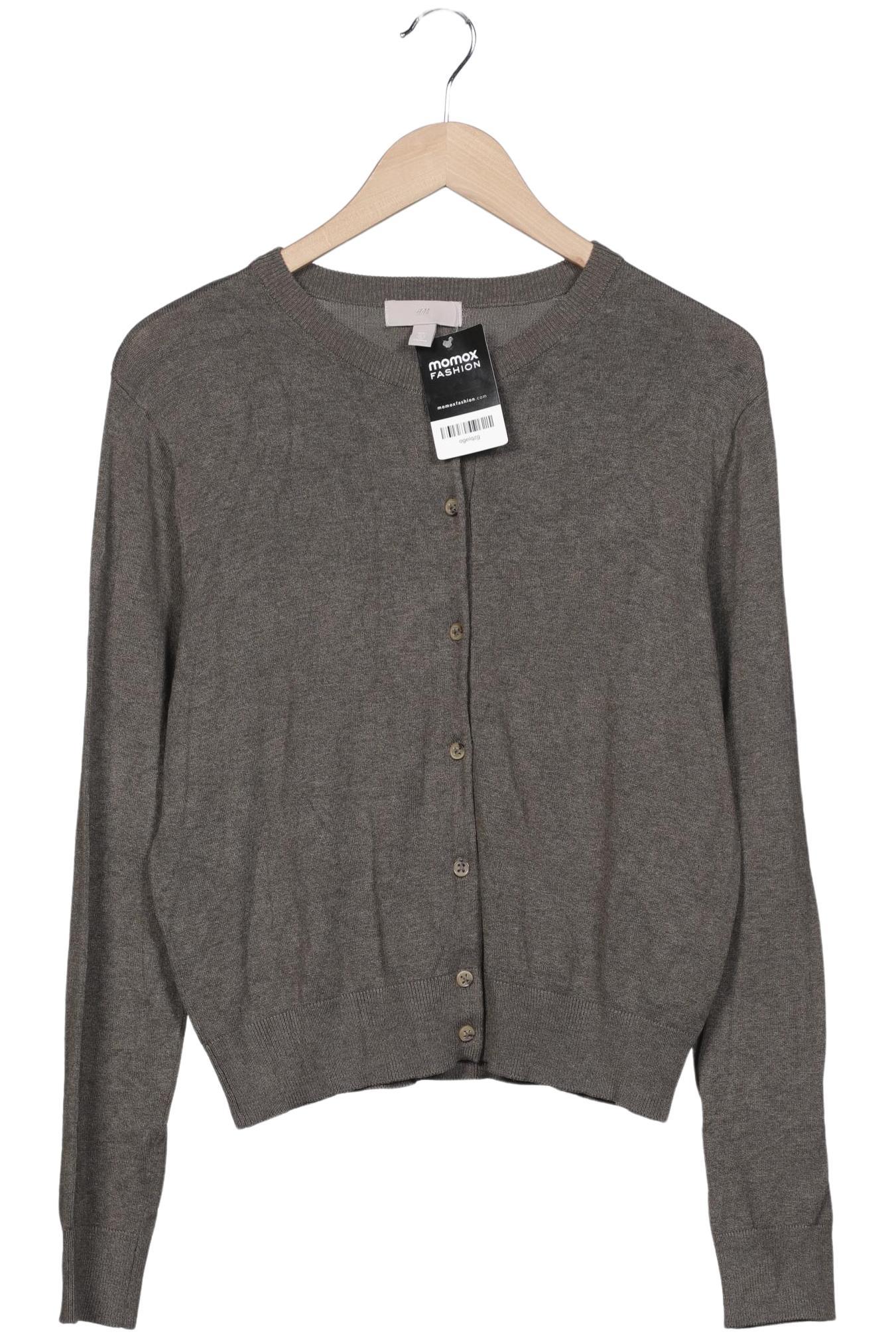

H&M Damen Strickjacke, grau, Gr. 42