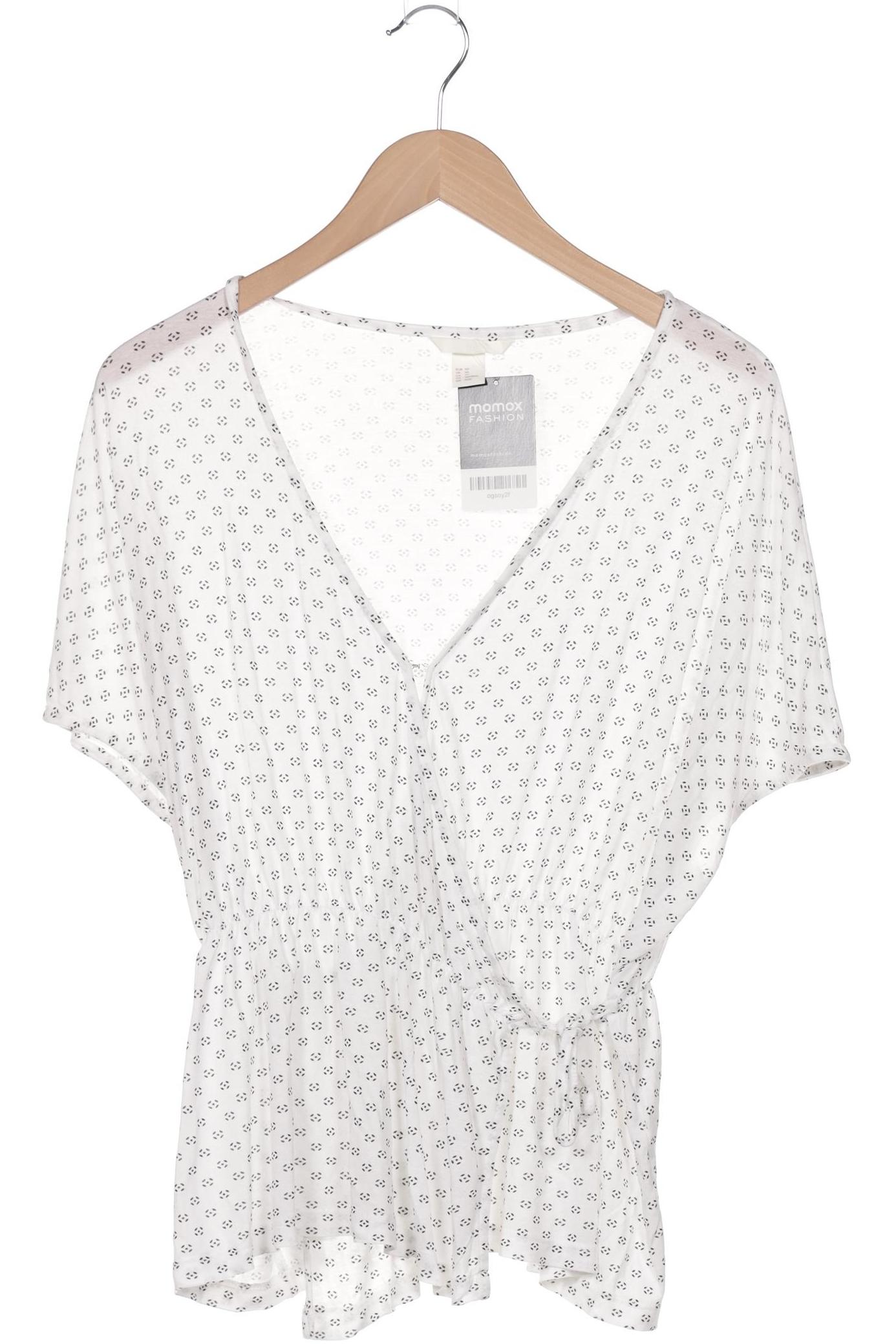 

H&M Damen T-Shirt, weiß, Gr. 34