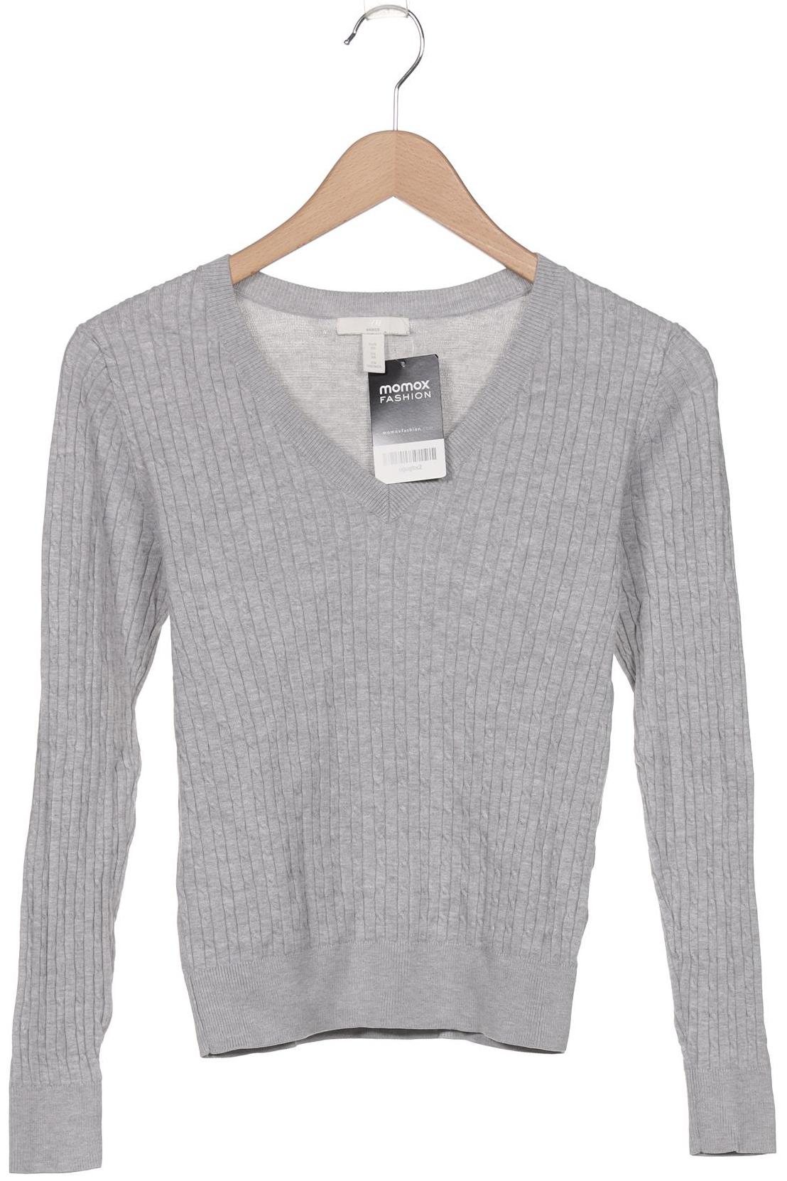 

H&M Damen Pullover, grau, Gr. 34