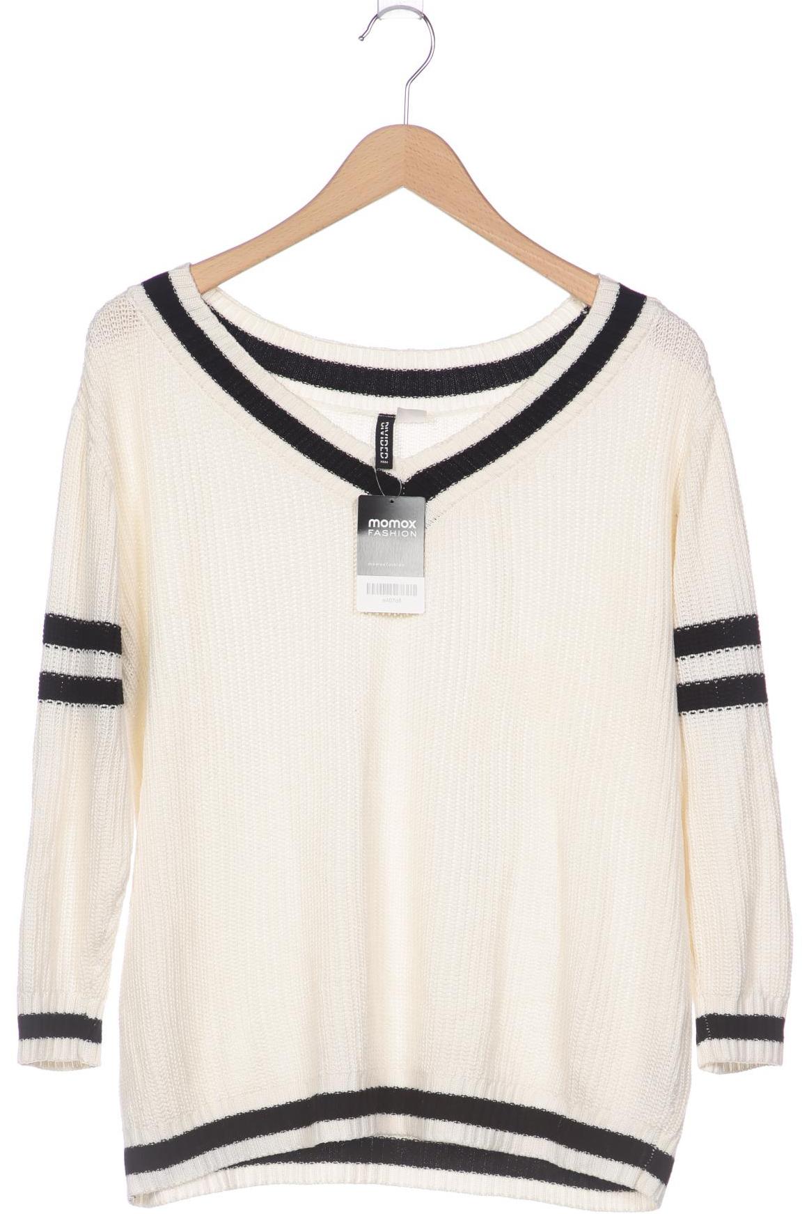 

H&M Damen Pullover, cremeweiß, Gr. 36